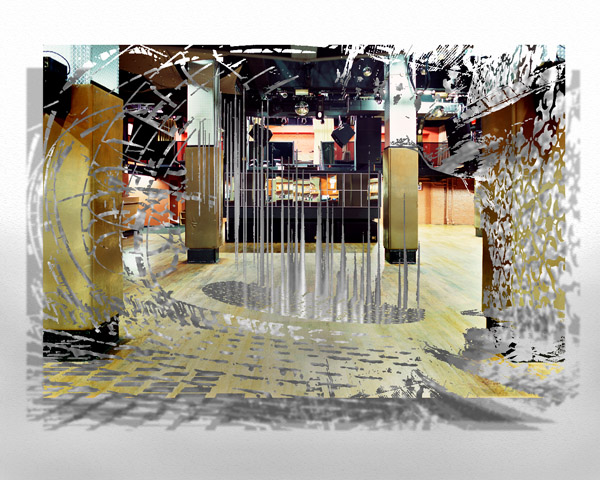 "DYSCO: PACHA" Hand cut C-print/195cm x 145cm