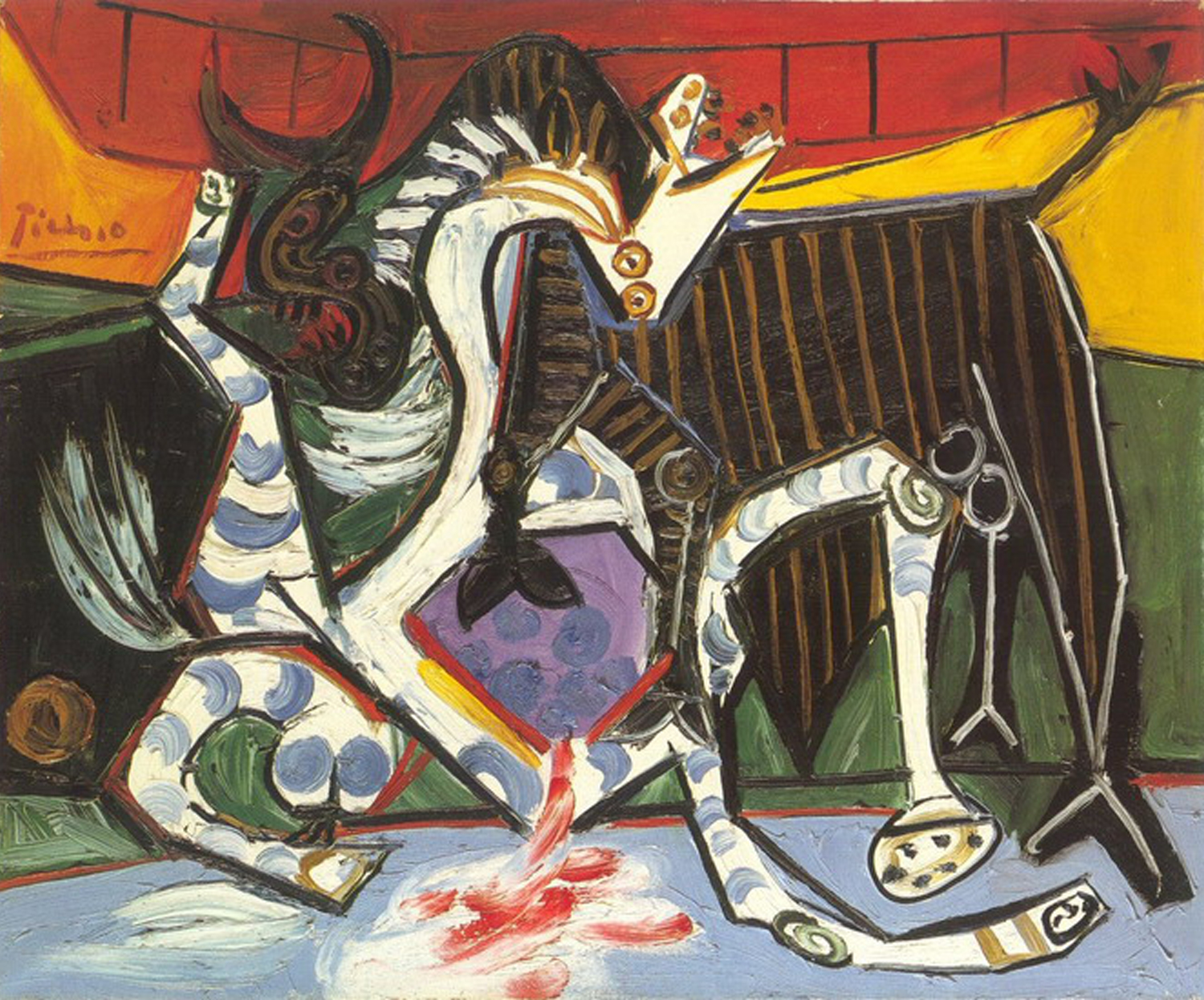 1923 Bullfight (Corrida) 