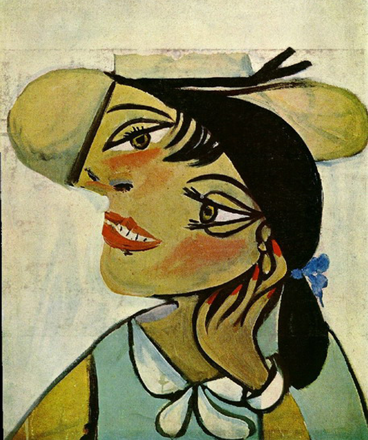 1923 Portrait of Woman in d`hermine pass (Olga)