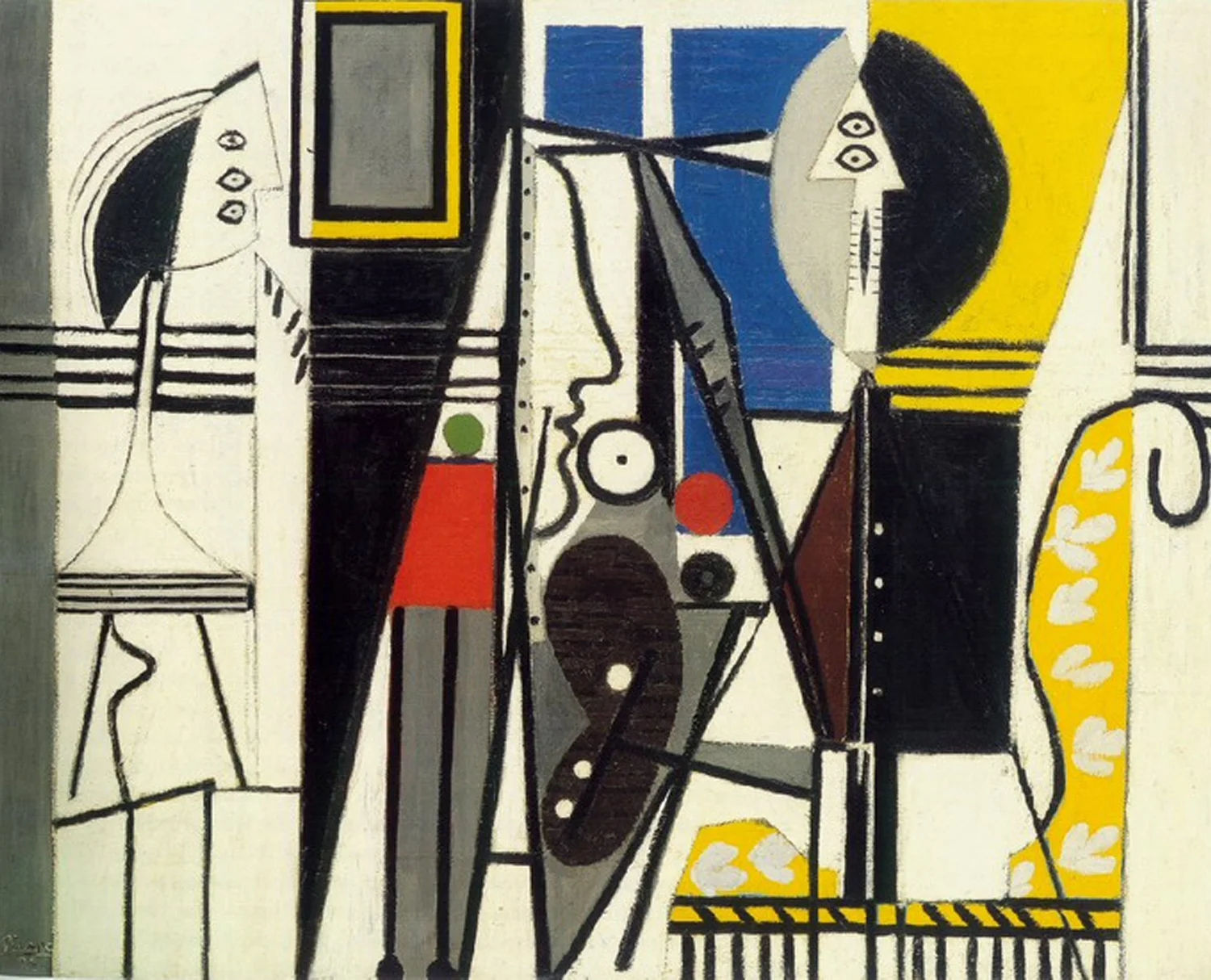 1928 T he Artist and His Model 