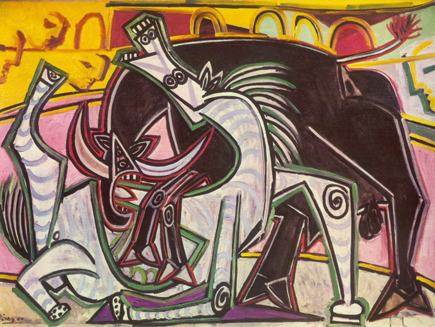 1934 Bullfight (Corrida) 