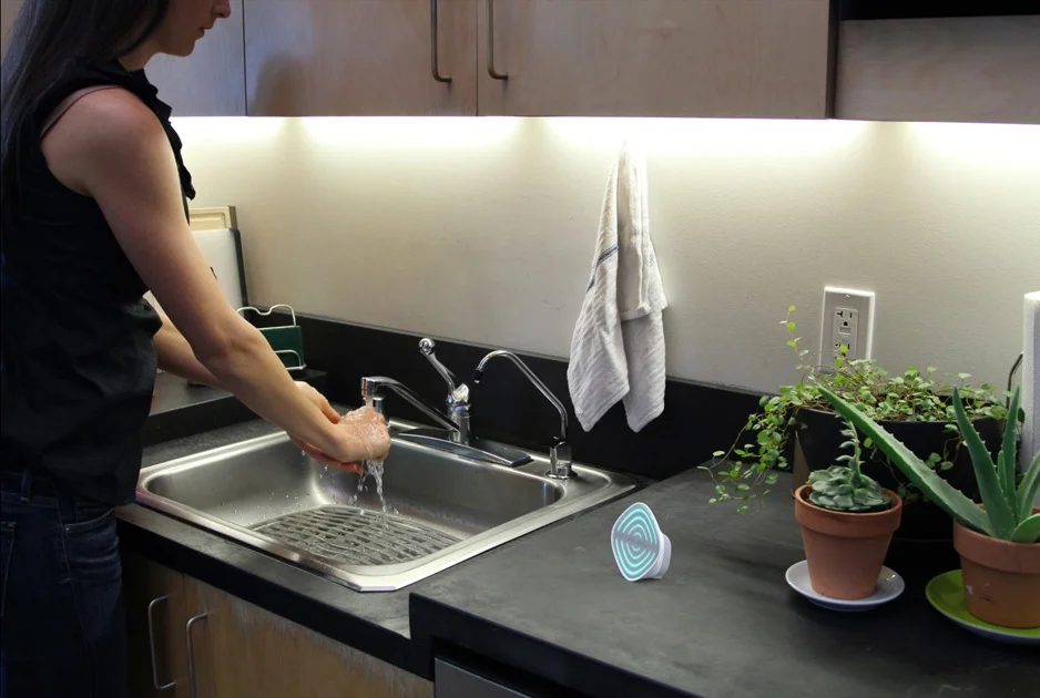 Versitle indicator provides point of use feedback at any sink