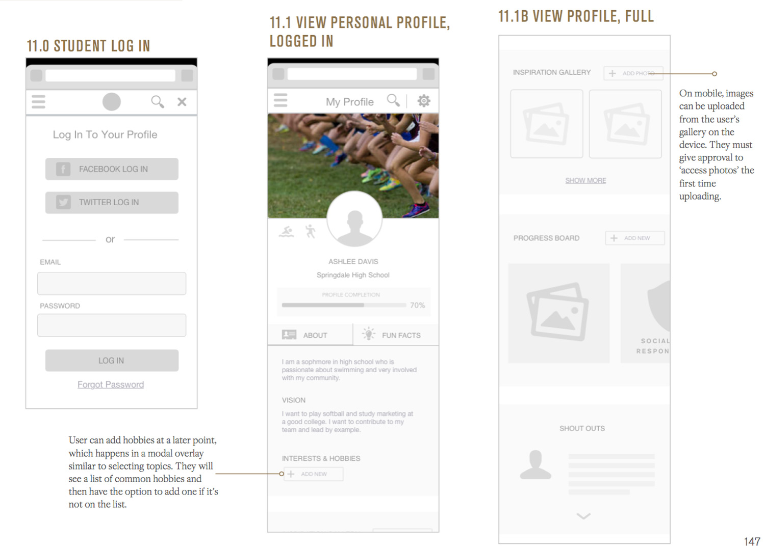 Mobile Wireframe