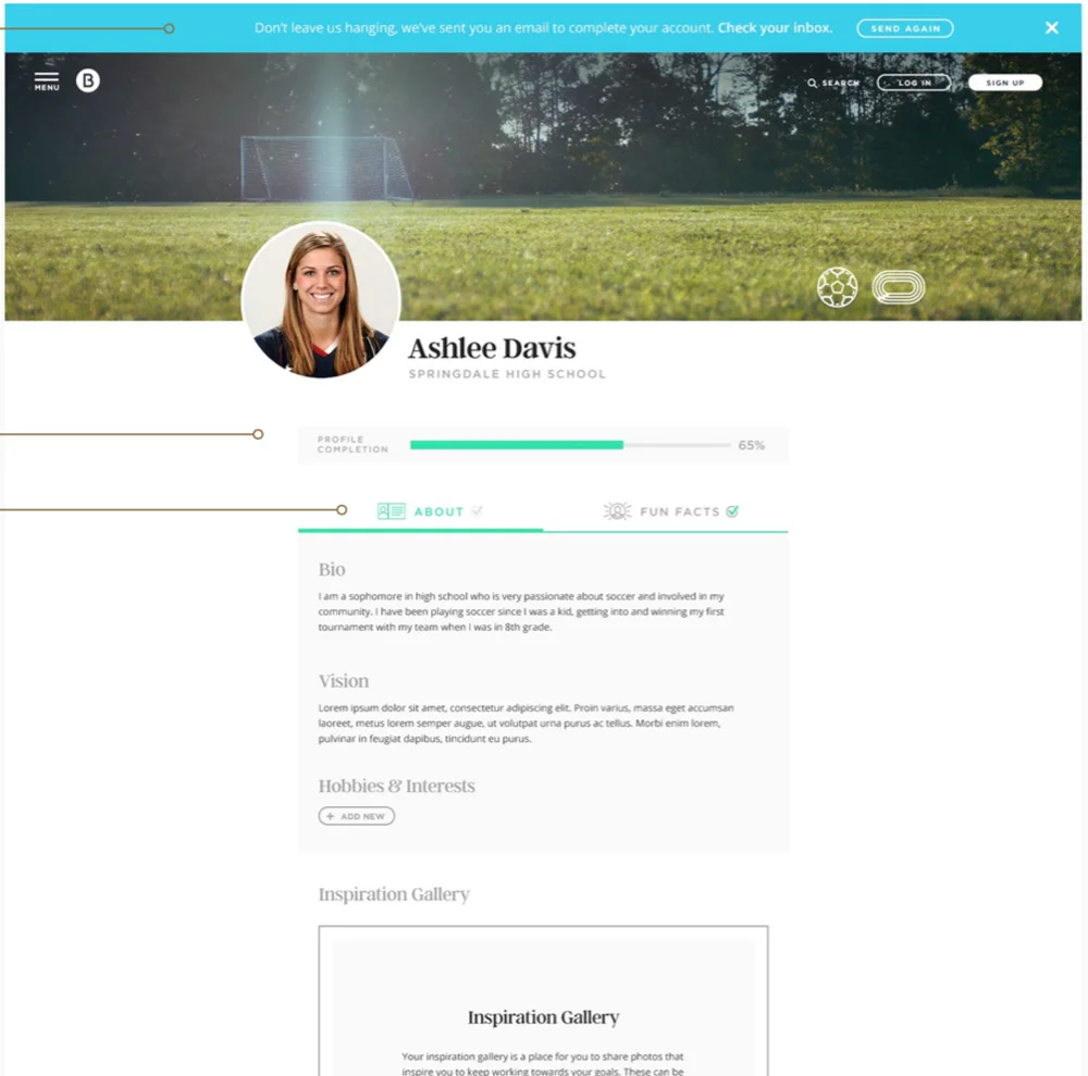 Visual Design of Wireframe