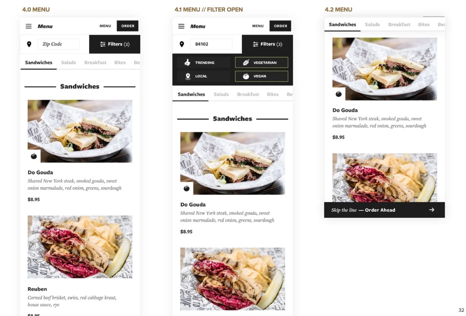 Visual Design of Wireframe