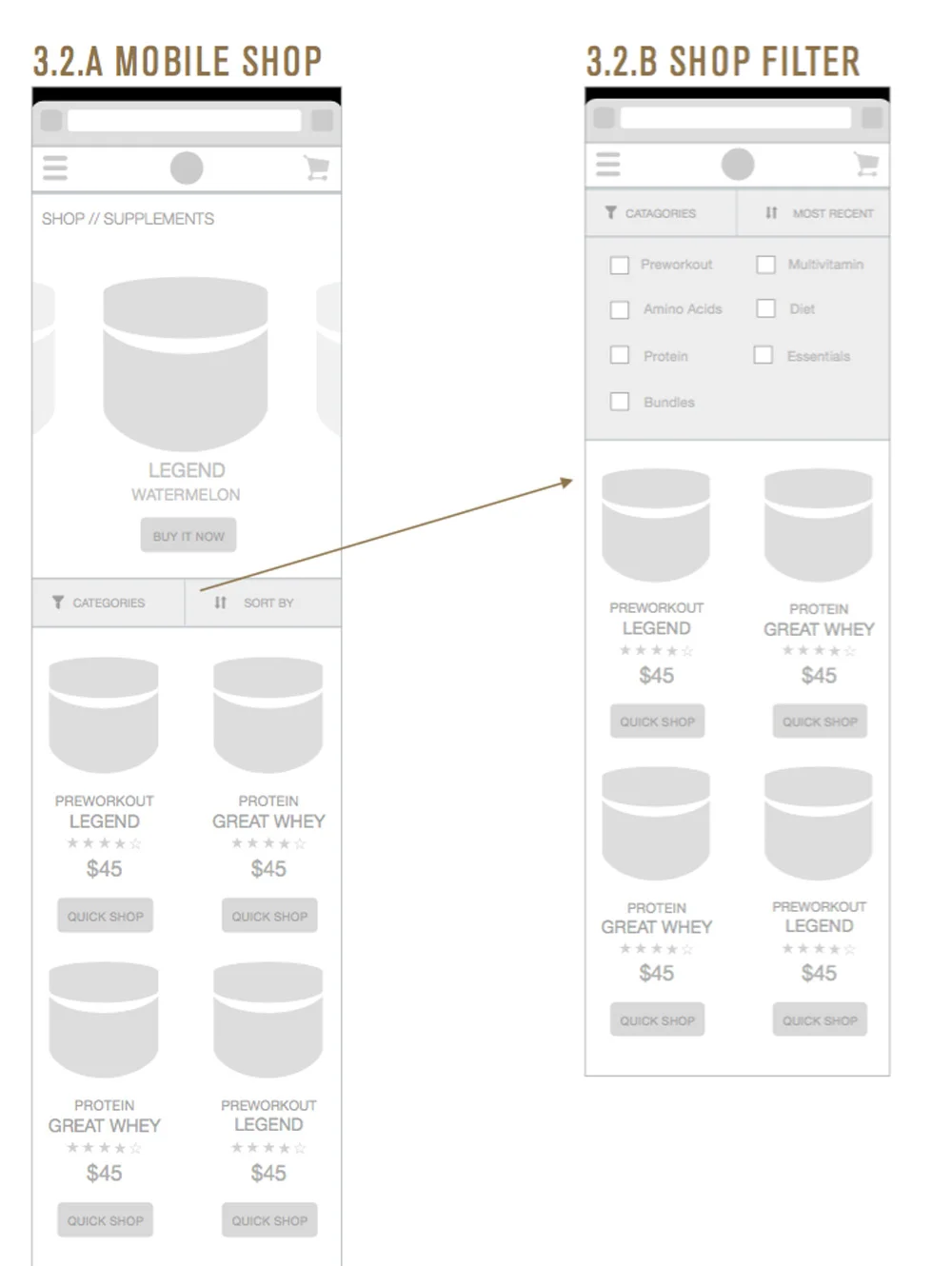 Mobile Wireframe