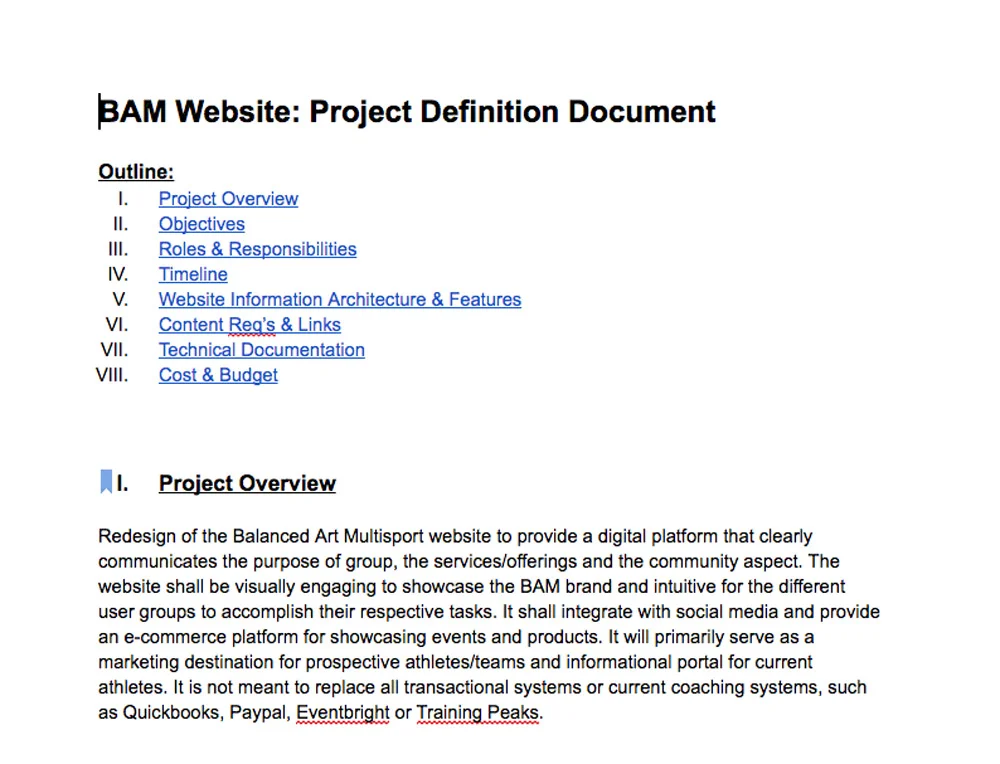 Website Planning