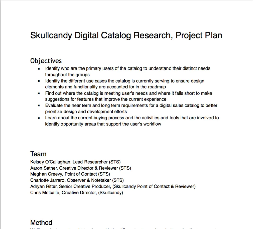 Research Plan