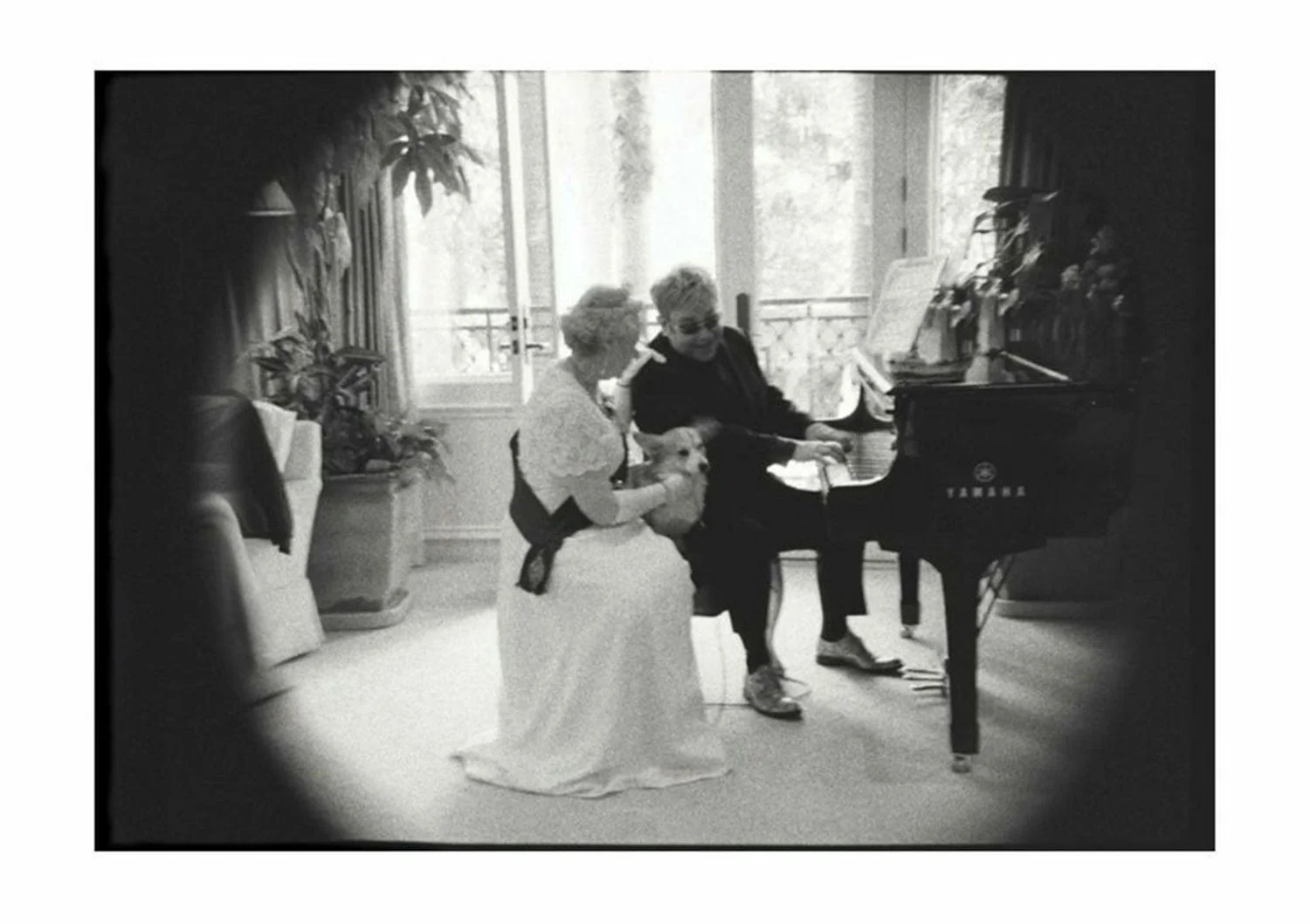 The Queen & Elton At The Piano