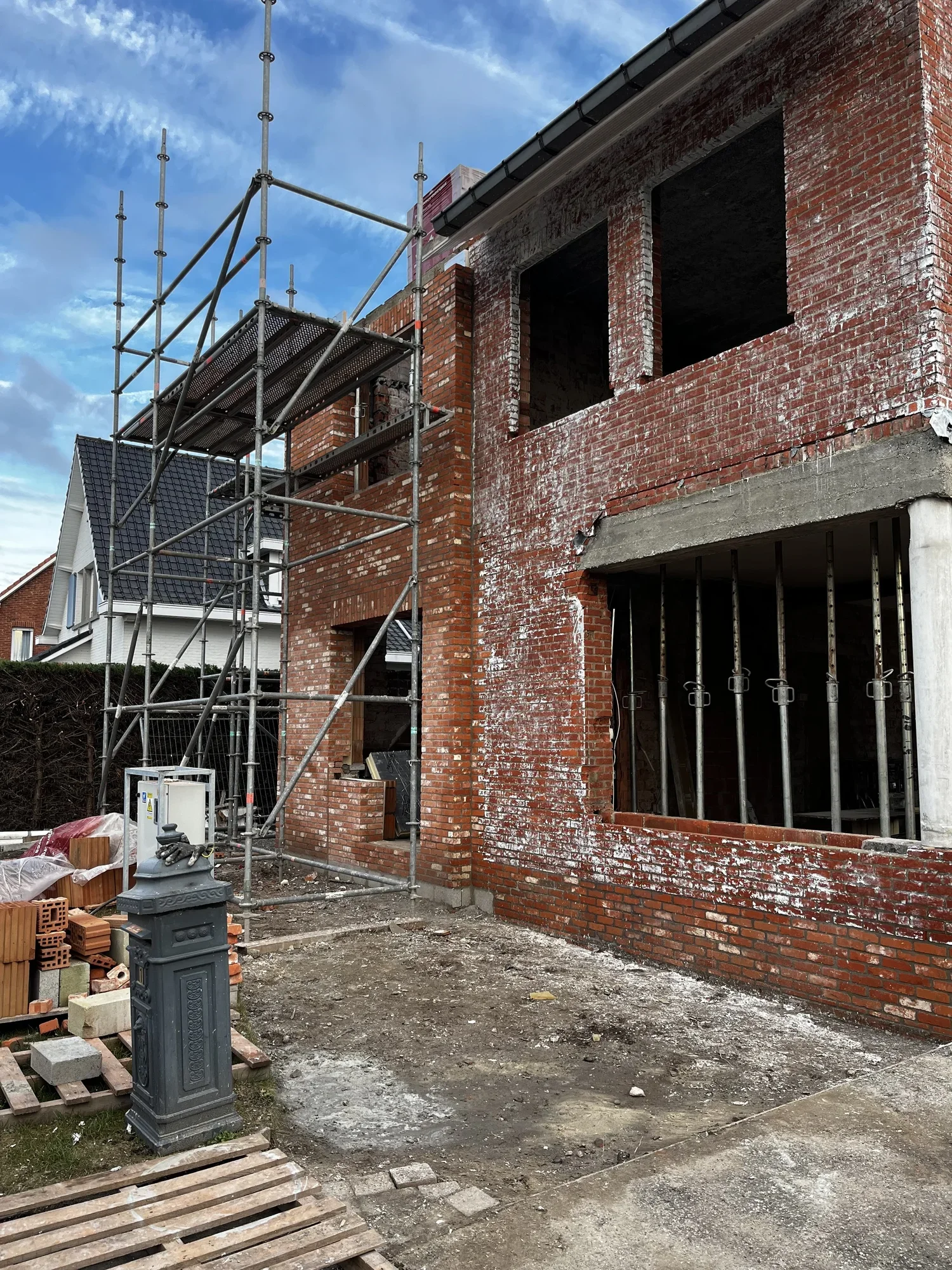 Gezinswoning - verbouwing in uitvoering