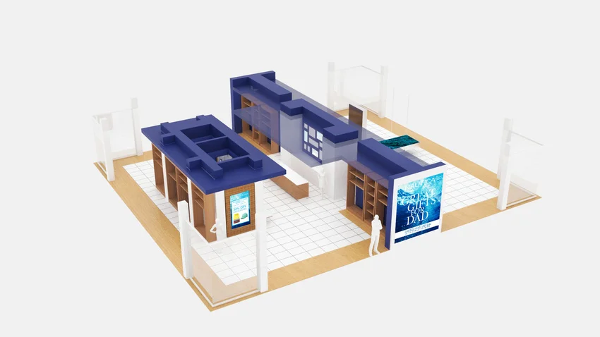 Nautica retail space at Macy's Herald Square. 