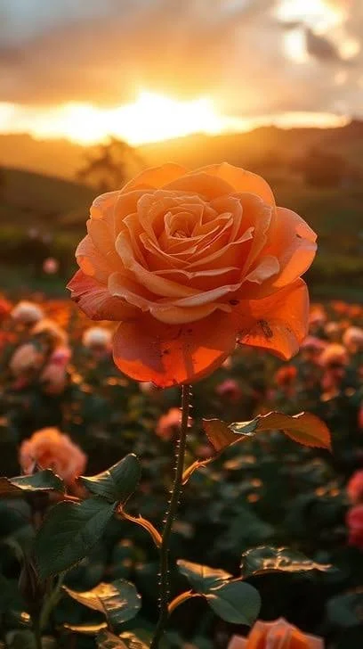 With An Orange Rose (2009)