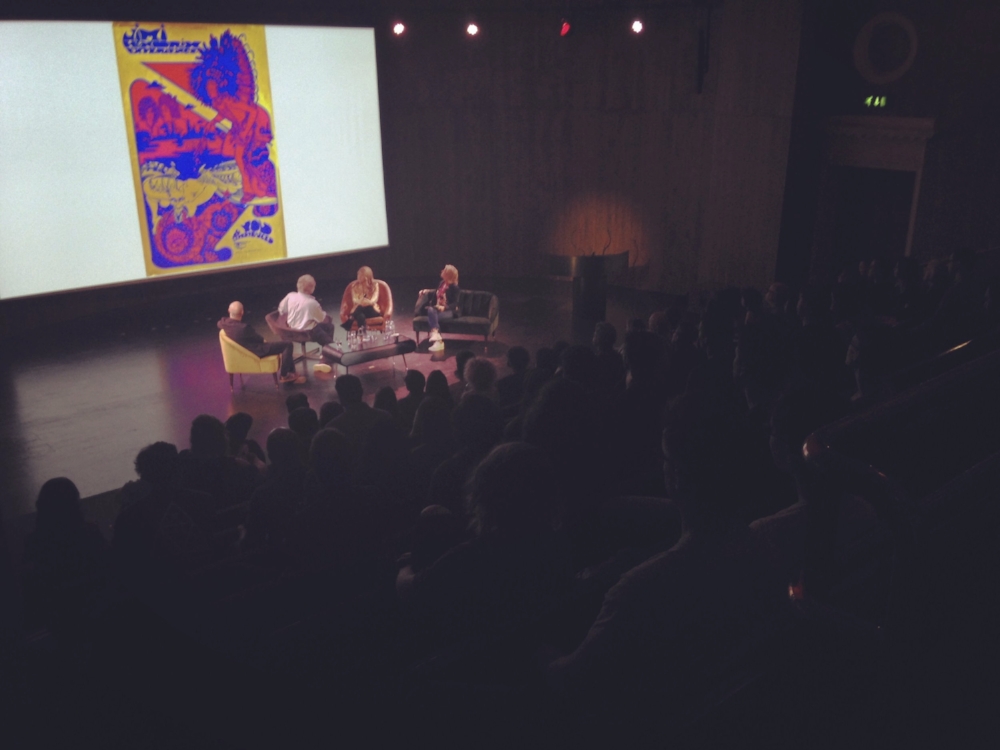 On stage at the V&A's Lydia and Manfred Gorvy Lecture Theatre, Level 4