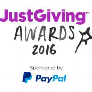 Presenting a JustGiving Award