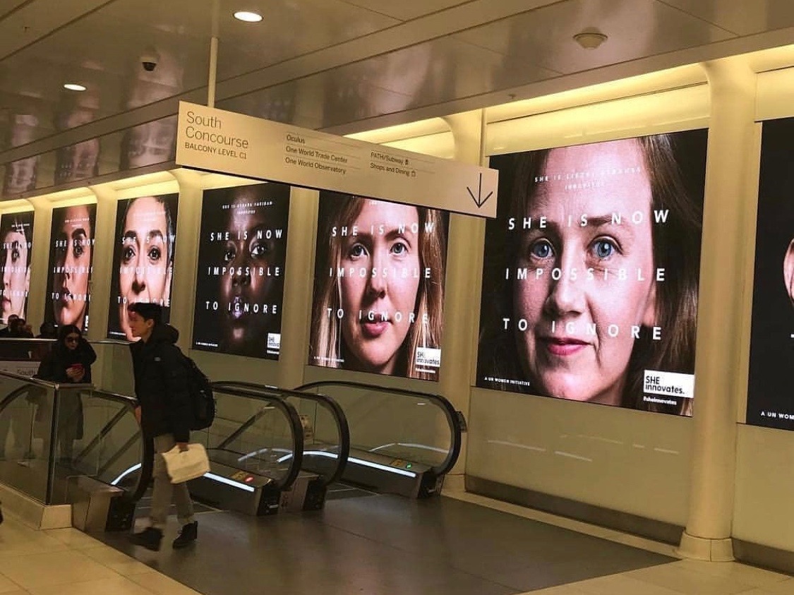 NYC Impossible to Ignore Campaign at Subway station.JPG