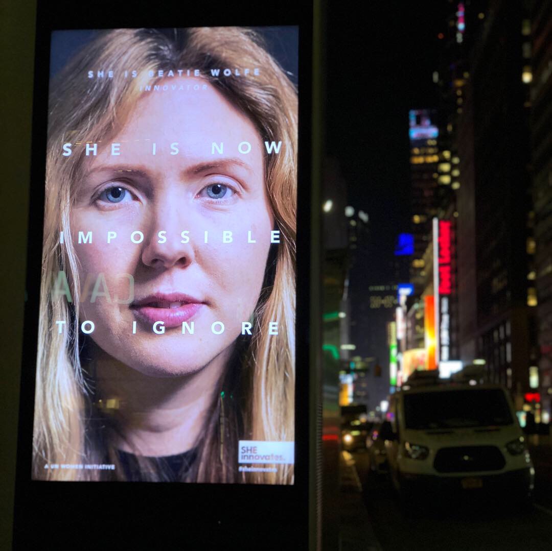 NYC Midtown Link board ft Beatie Wolfe in UN campaign.jpg