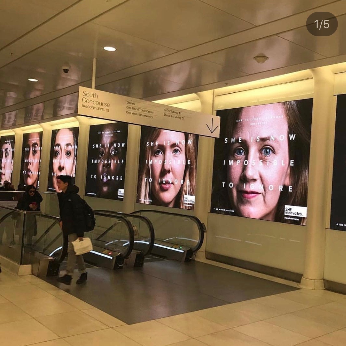 NYC Impossible to Ignore Campaign at Subway station.JPG
