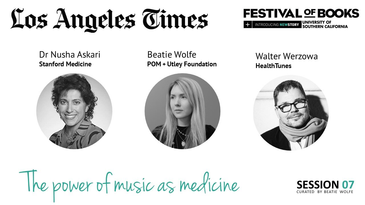 Stanford University & HealthTunes join Beatie Wolfe Los Angeles Times panel