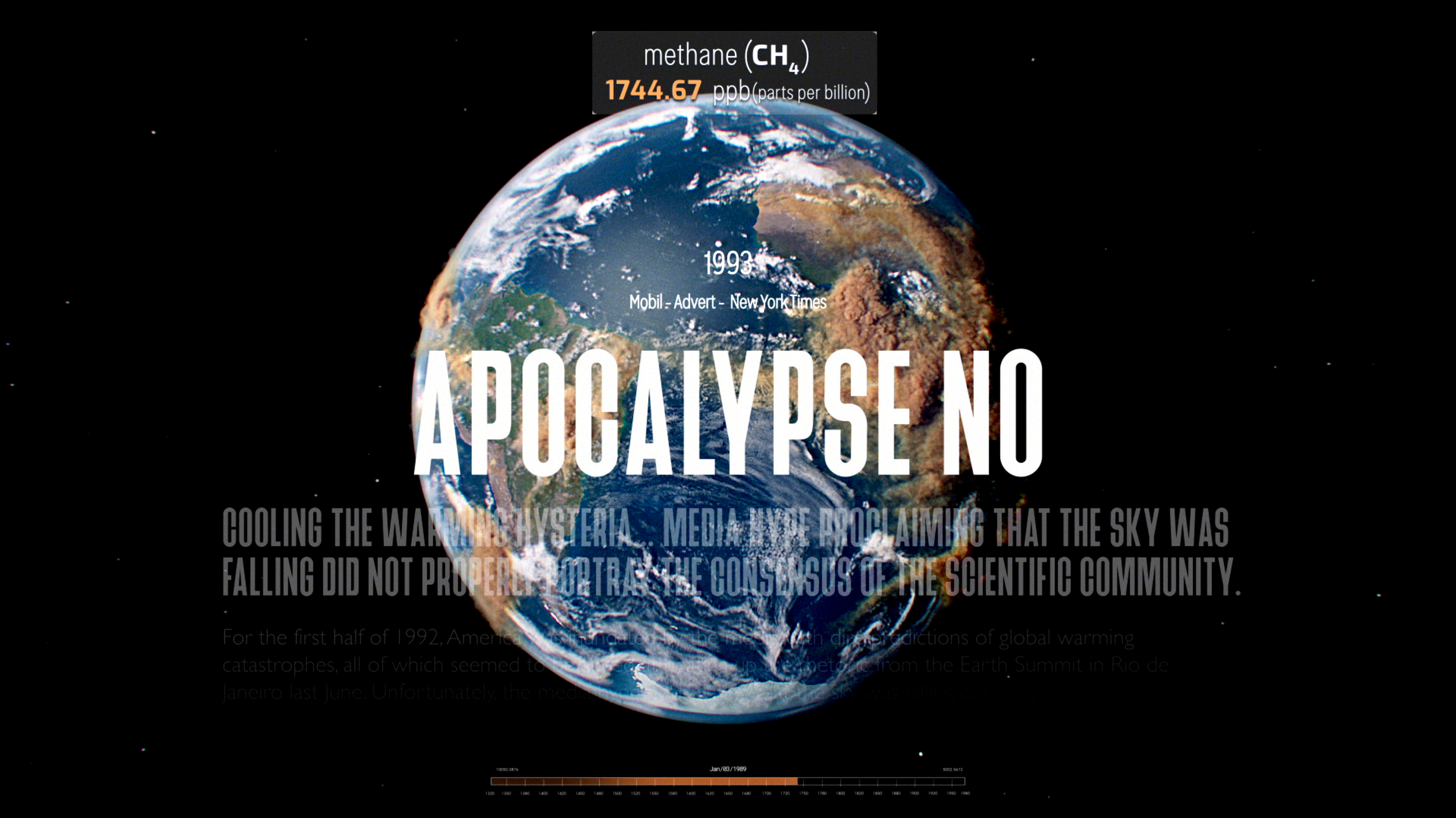 1993: "Apocalypse no" at 1736.5 ppb ch4