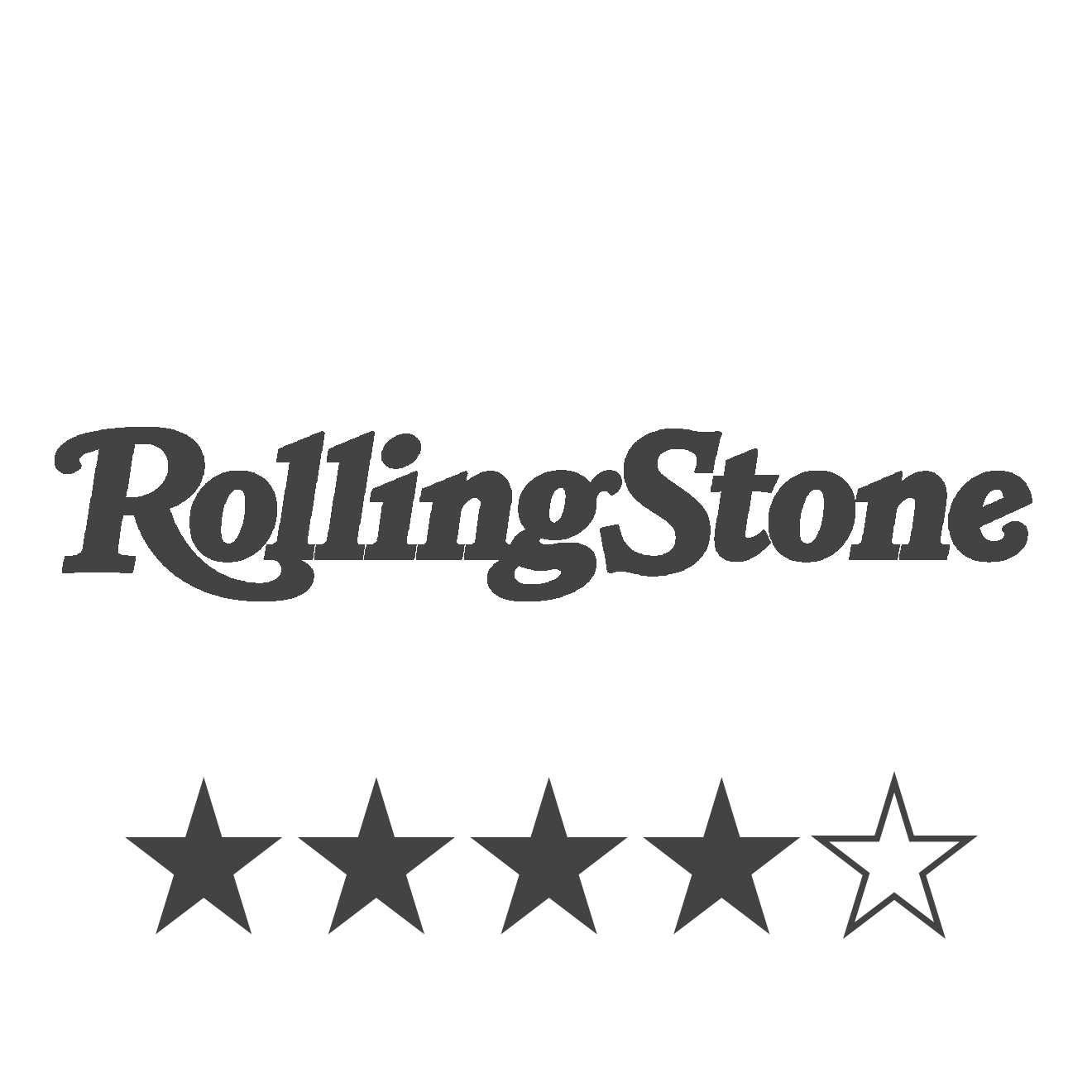 Rolling Stone magazine cover with a five-star rating