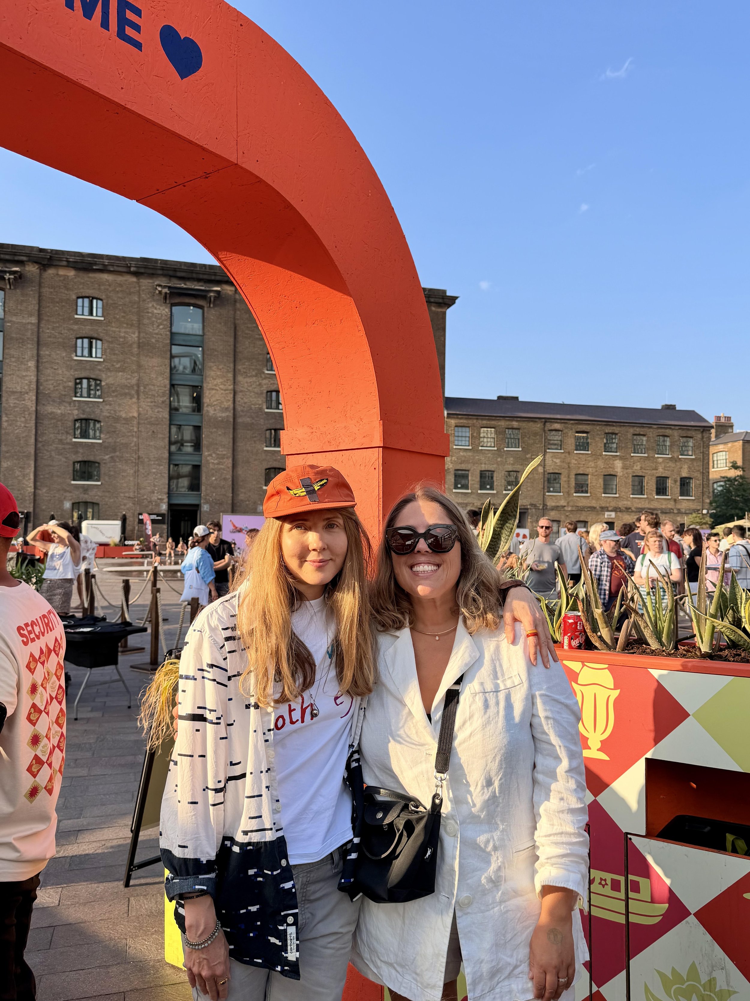 Beatie Wolfe and Celeste Bell at screening of 'Poly Styrene: I Am a Cliché'
