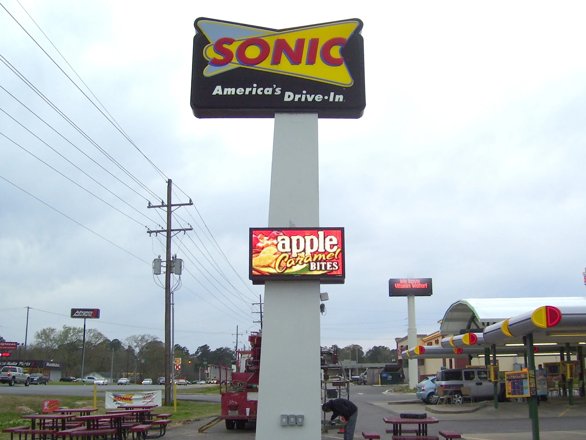 Sonic With New LED Message Center.JPG