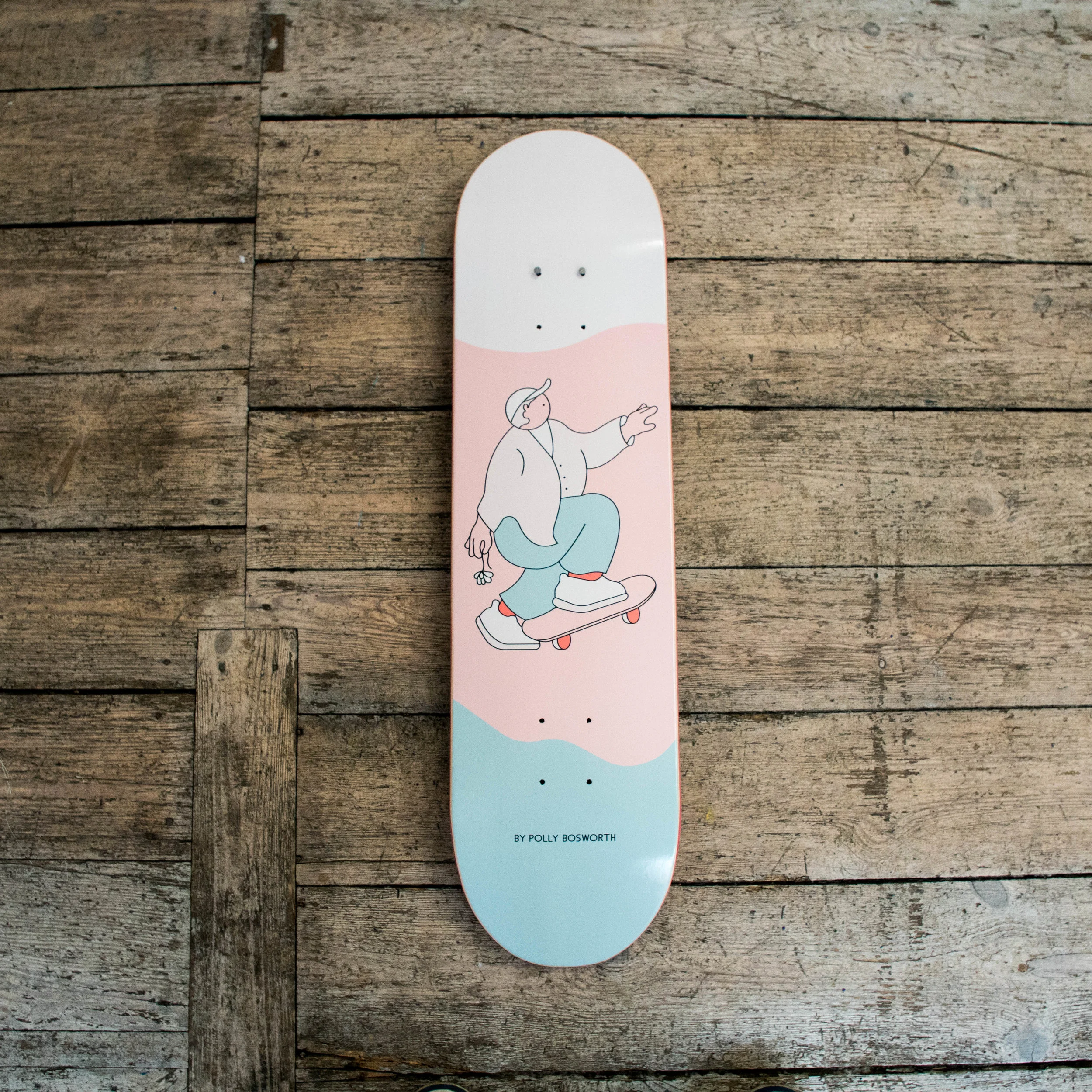 Custom Romeo design on 8" deck
