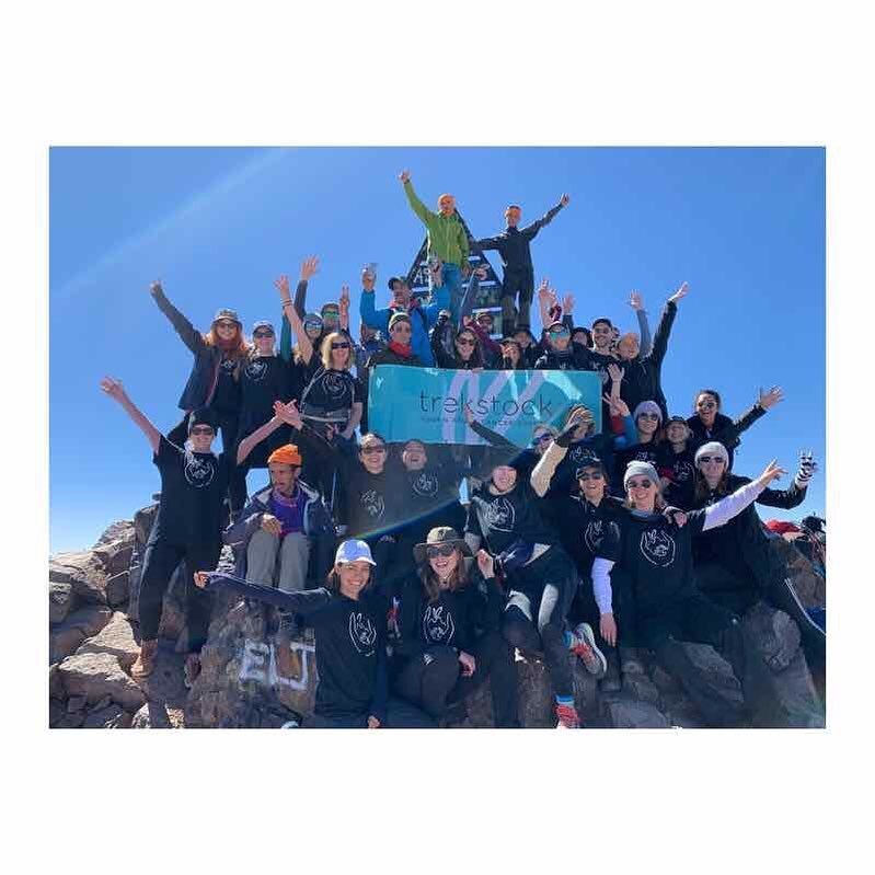And we did it #forthe34. Epic moment at the summit of Mt Toukbal (4200m) this morning. Link in bio if you still fancy donating!