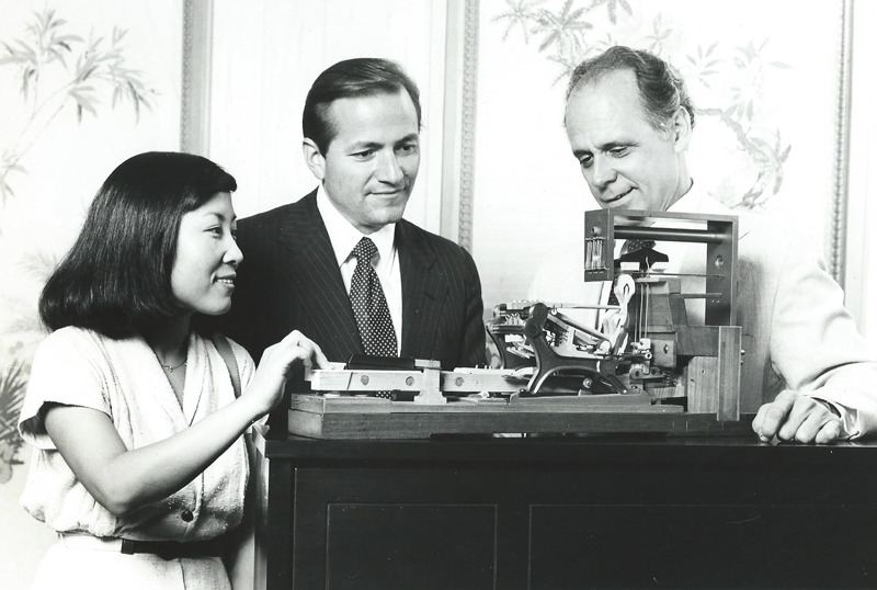 Hye-Yun with Robert Pace and Steinway & Son's President - Long Island, NY