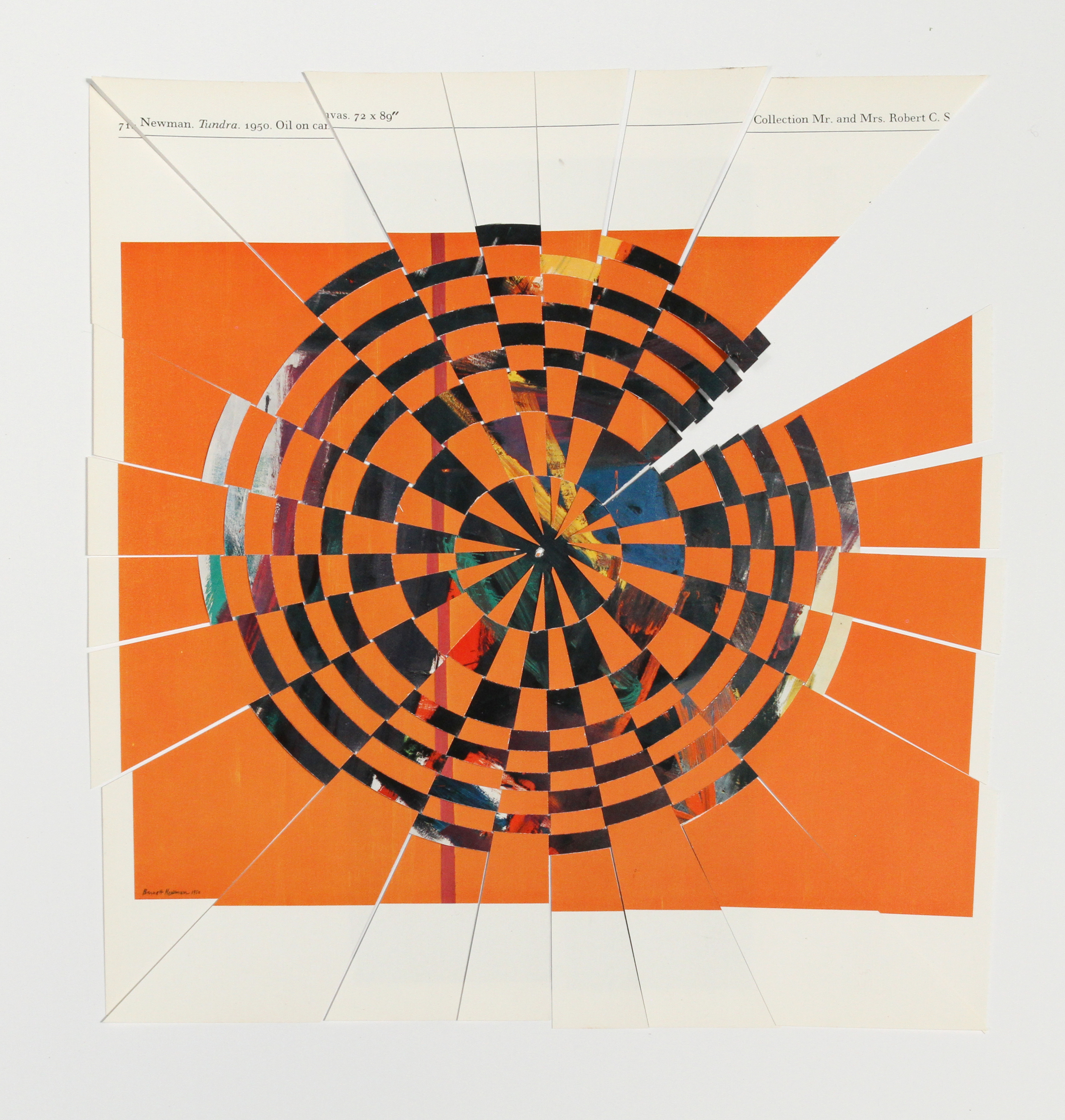 newmanklein, 2013, paper weaving, 10 x 10