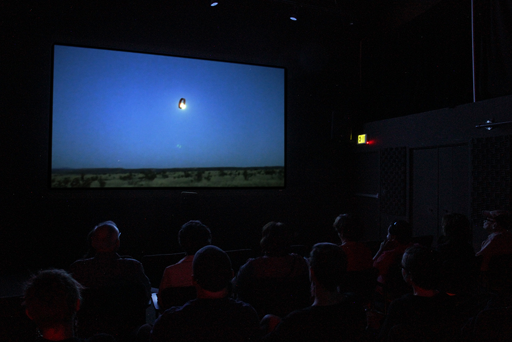 Full Moon Over Galisteo, Installation View. El Otoño Mío es Tu Primavera, Center for Contemporary Art Cinemateque, Santa Fe, New Mexico, 2013.