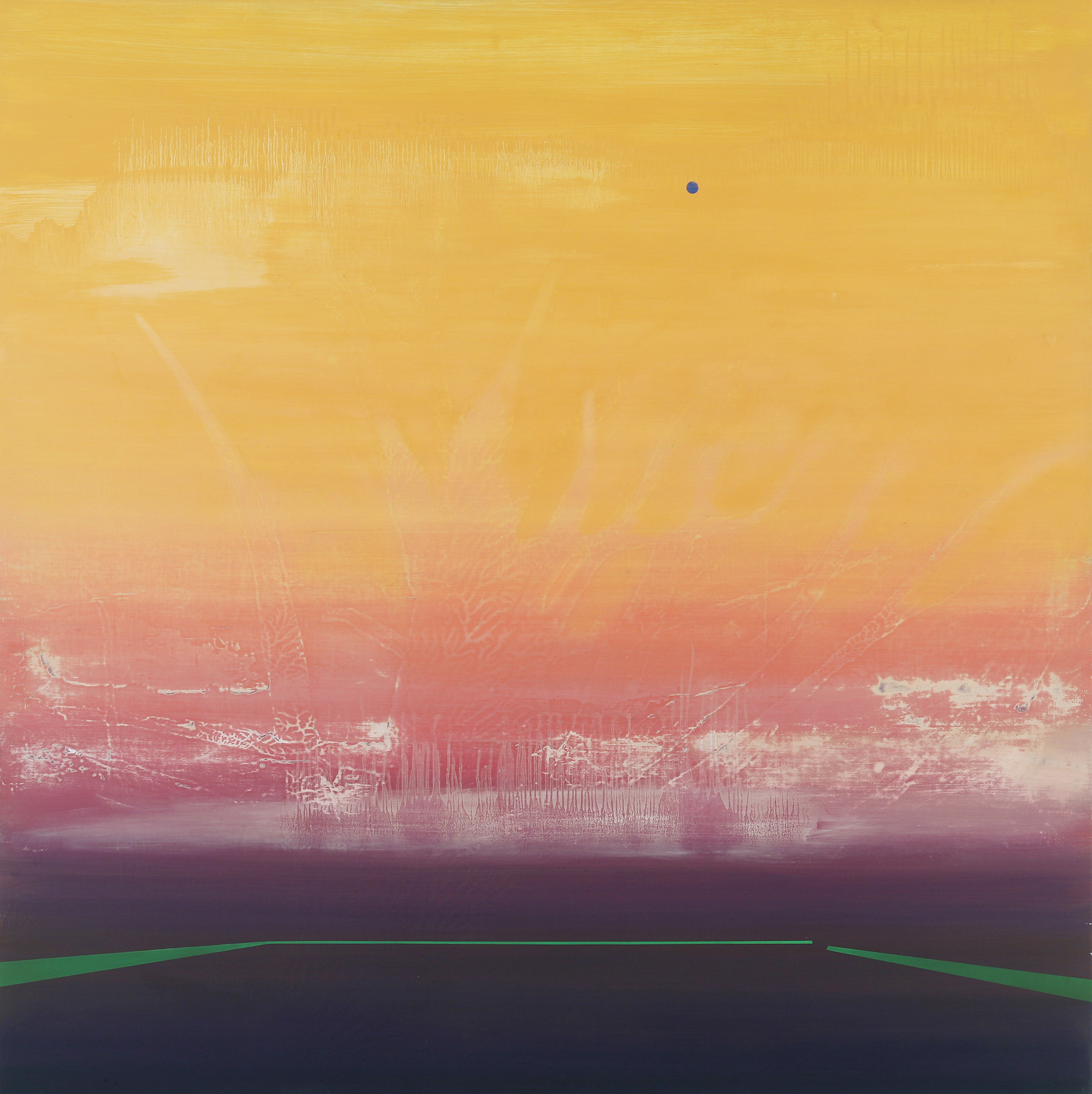 an indecisive yet primal moment, 2010, oil on panel, 72 x 72