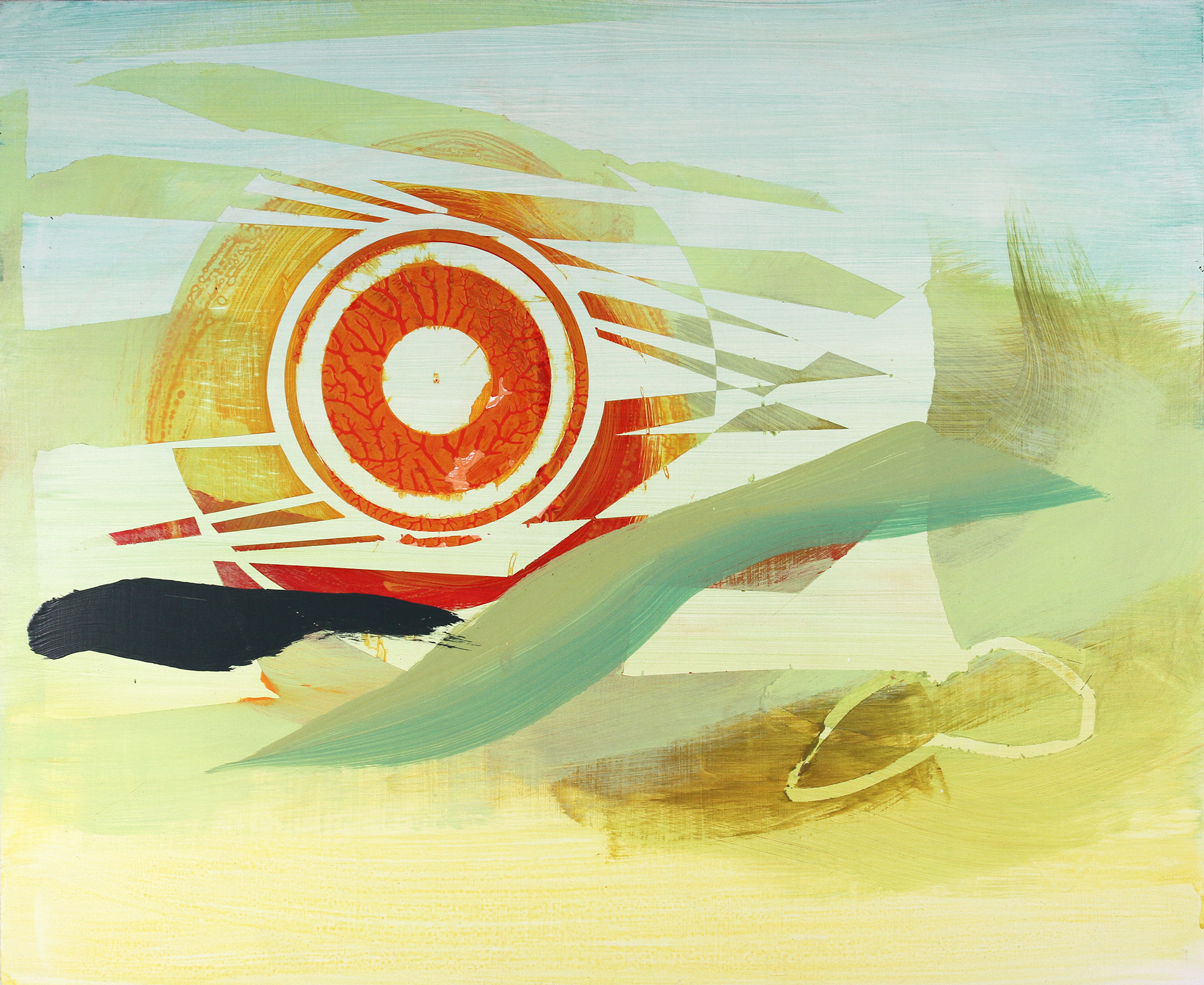 undecided, 2011, acrylic on panel, 26 x 20