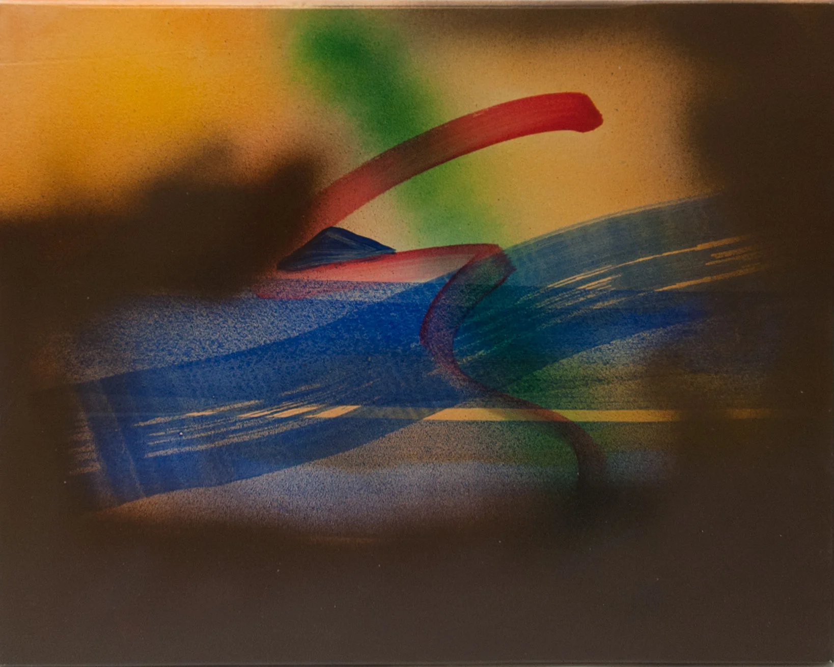Untitled 2, 2015, acrylic on panel, 12 x 14.25