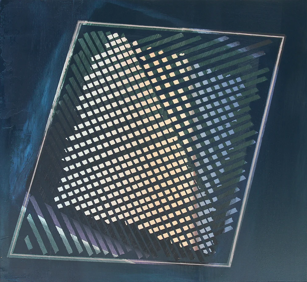 mesh, 2013, oil on canvas, 24 x 22