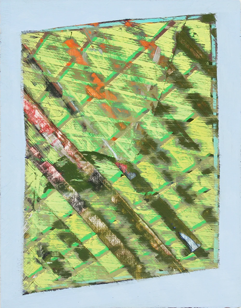 light blue, 2013, oil on panel, 12 x 9 in