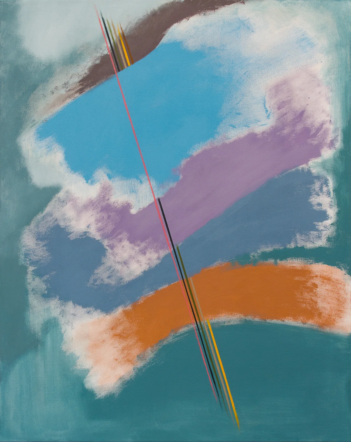 Rusty, 2018, acrylic on canvas, 40 x 50in