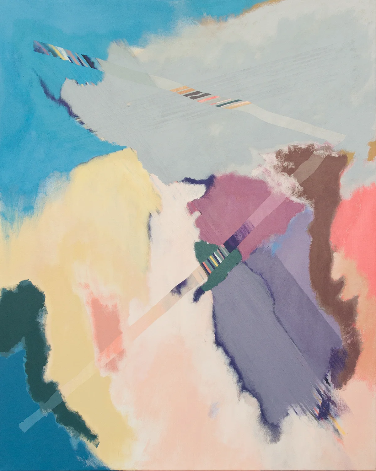 Seven, 2018, acrylic on canvas, 48 x 60in