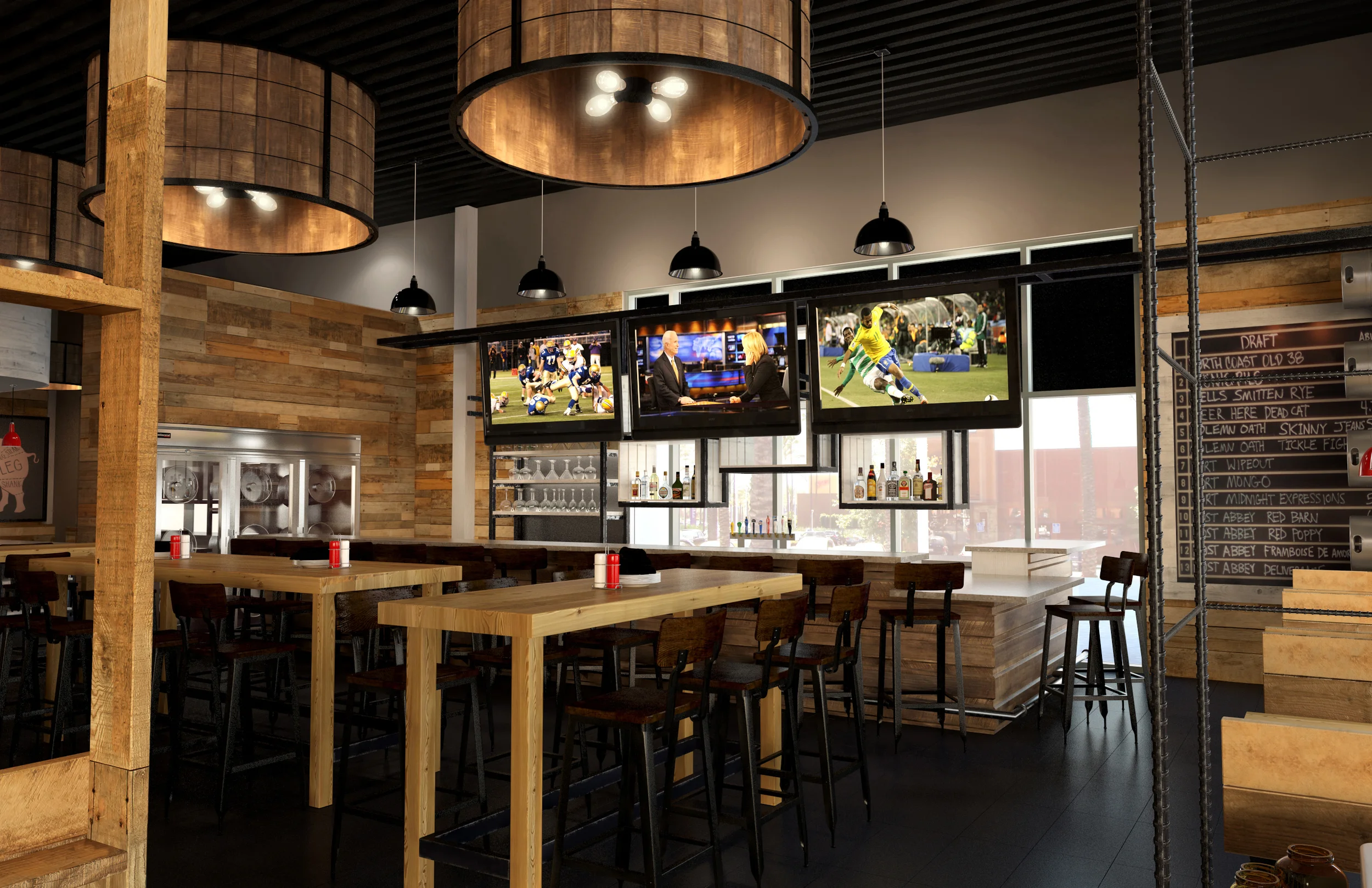 Bar area