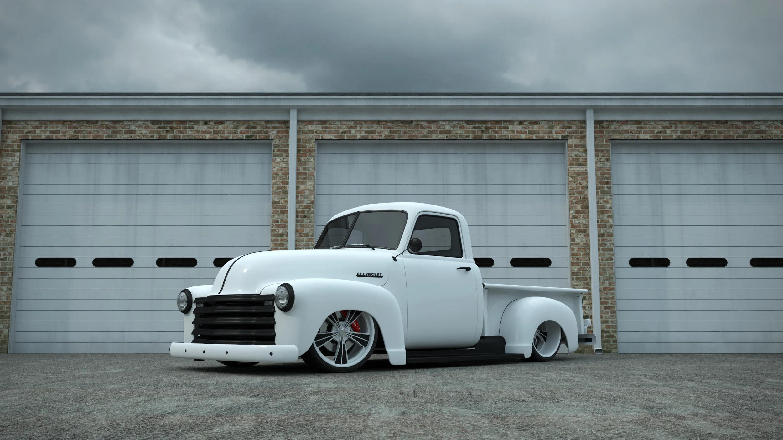 3/4 Front White