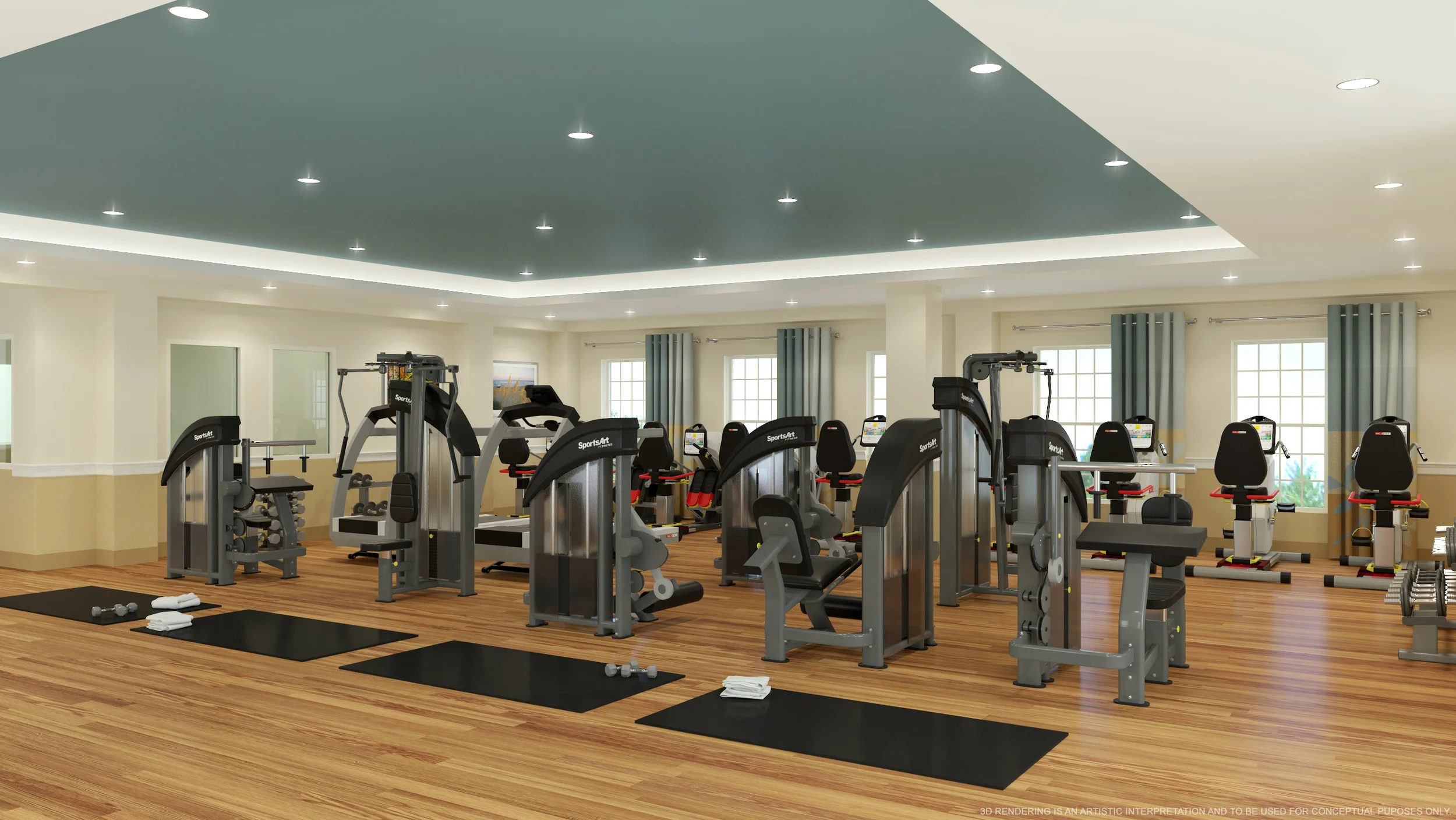 Main Weight training & rehab area