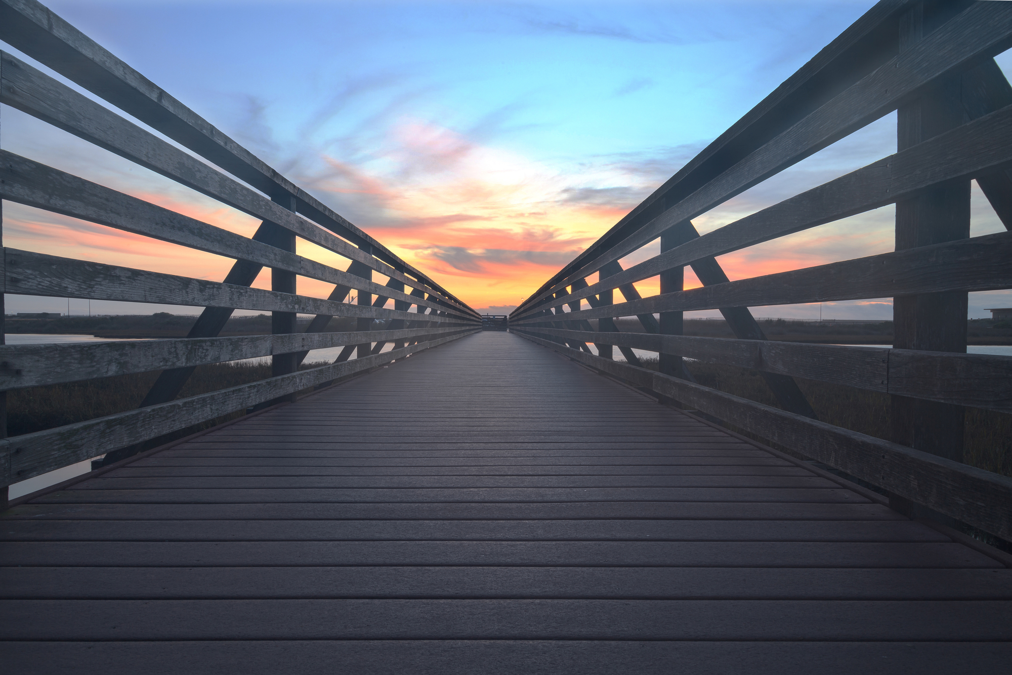 Huntington Beach Wetlands Bridge