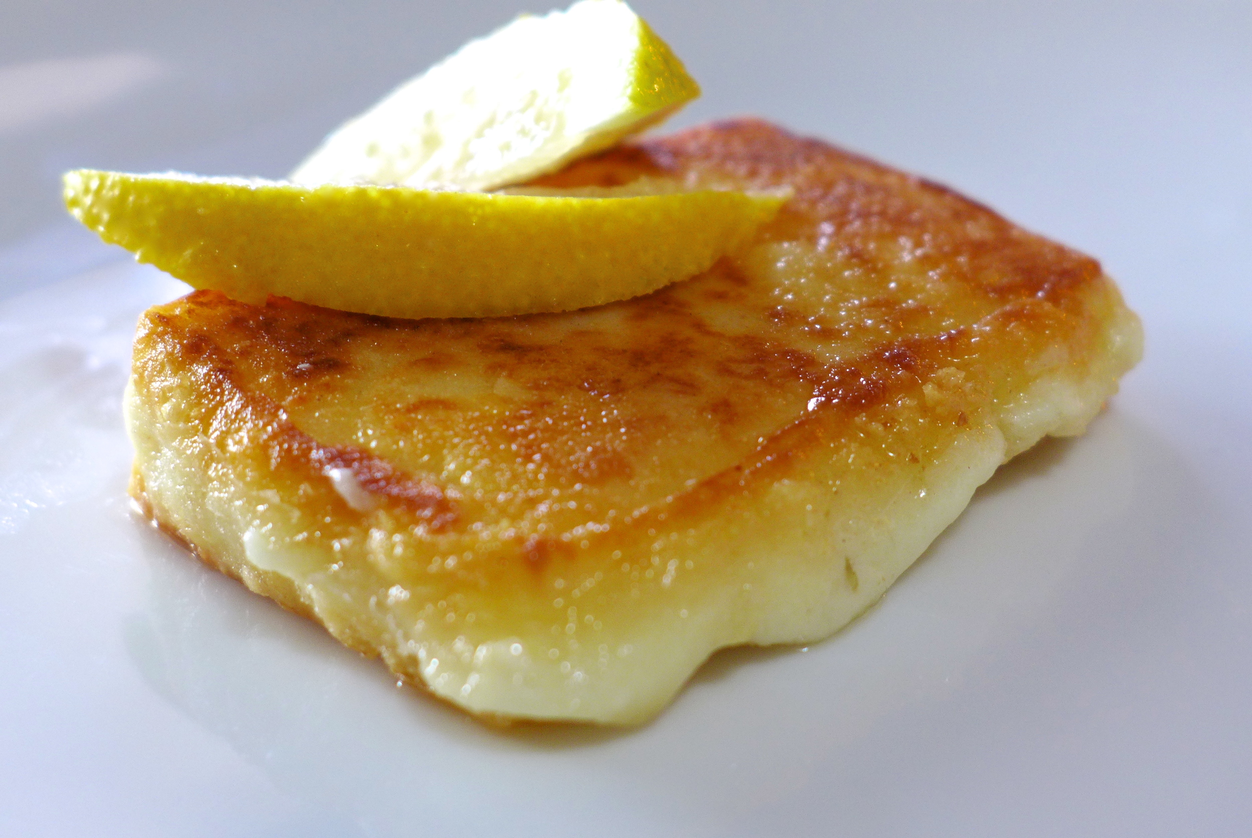 Pan-seared Greek Cheese - Saganaki (Σαγανάκι)