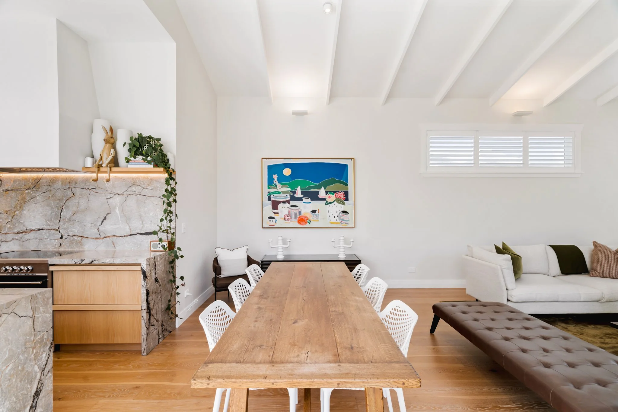 Open-Plan Dining and Living — Point Chevalier Bungalow Renovation | Macfie Architecture Auckland