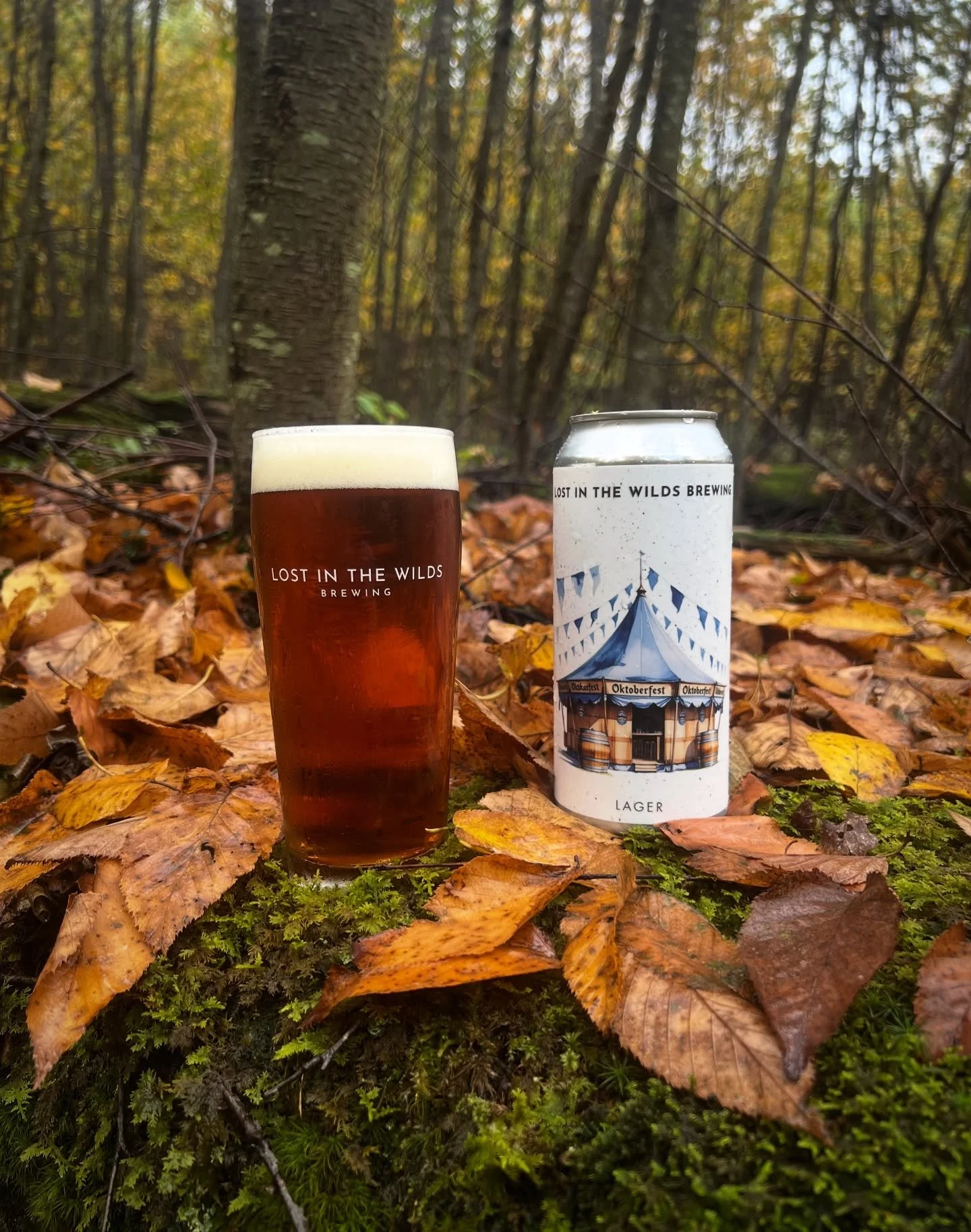 🍂🍺 OKTOBERFEST 🍺🍂&thinsp;
A deep amber lager with a full mouthfeel and balanced hop bitterness. Notes of toasted biscuit and malty sweetness. 4.7% ABV&thinsp;
&thinsp;
#Prost! #Oktoberfest #FeelsLikeFall&thinsp;
#PACraftBeer #PAWilds #PAMade #Han