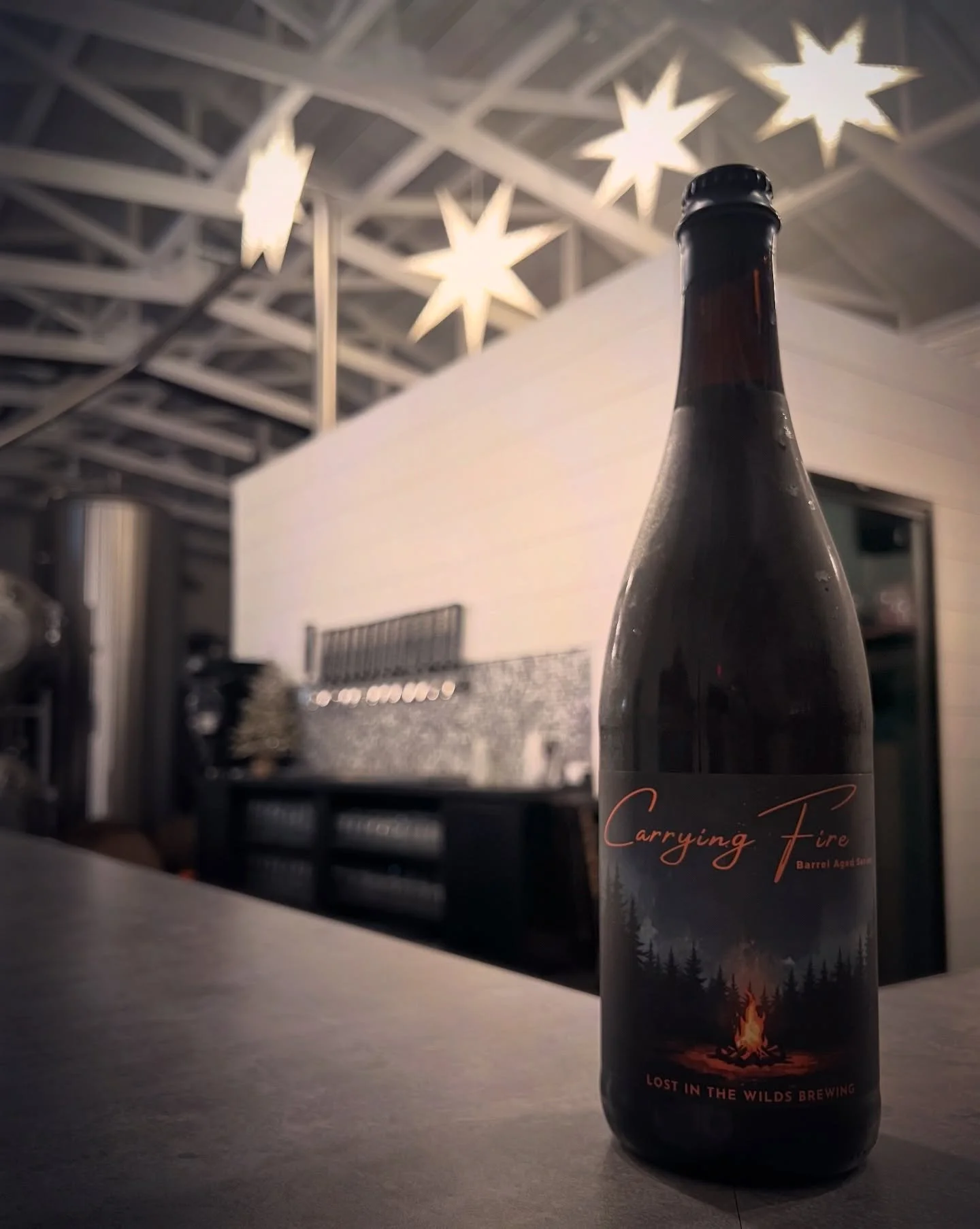 Don&rsquo;t fret we still have some of our Carrying Fire Barrel Aged bottles left🍾&thinsp;
Share at your Holiday gatherings or give as the perfect gift🍻🎁&thinsp;
&thinsp;
#BourbonBarrel #BarrelAgedBeer&thinsp;
#PACraftBeer #PAWilds #PAMade #HandCr