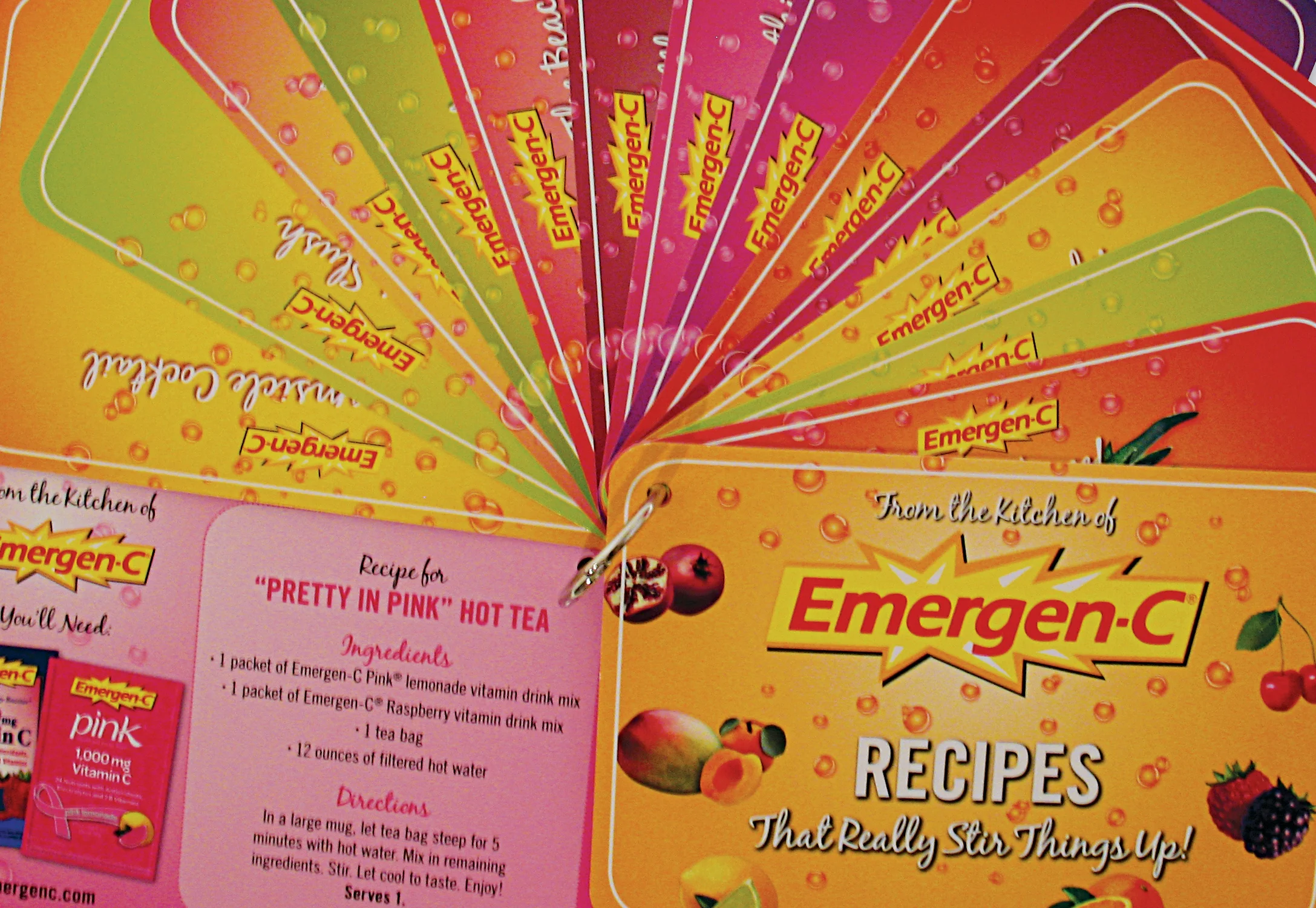 Emergen-C Recipe Cards