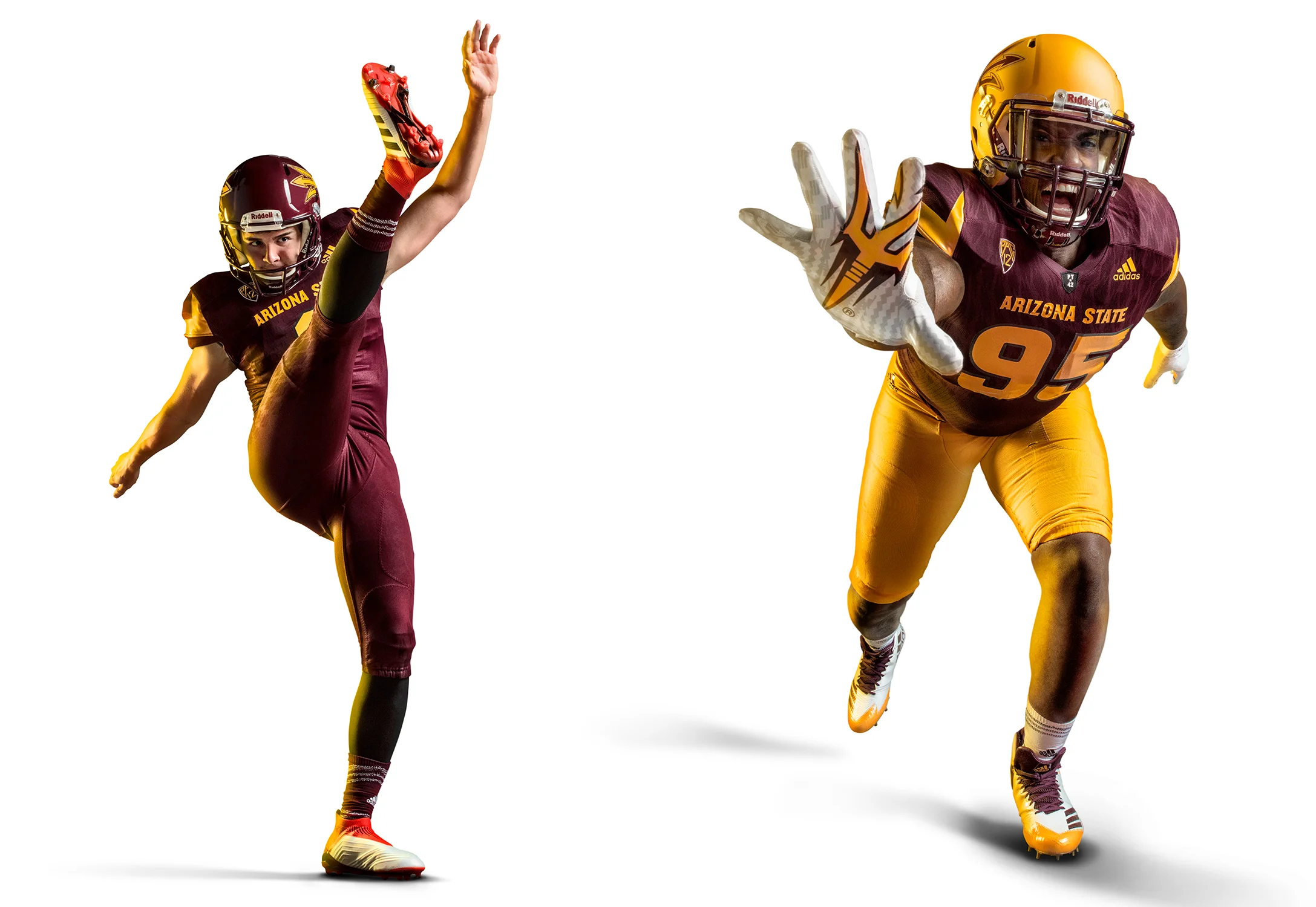 FY18 ASU SUN DEVIL FOOTBALL Photoshoot BREAKTHROUGH Creative + Art Direction with photographer Blair Bunting cr8@ sun devil athletics, arizona state university