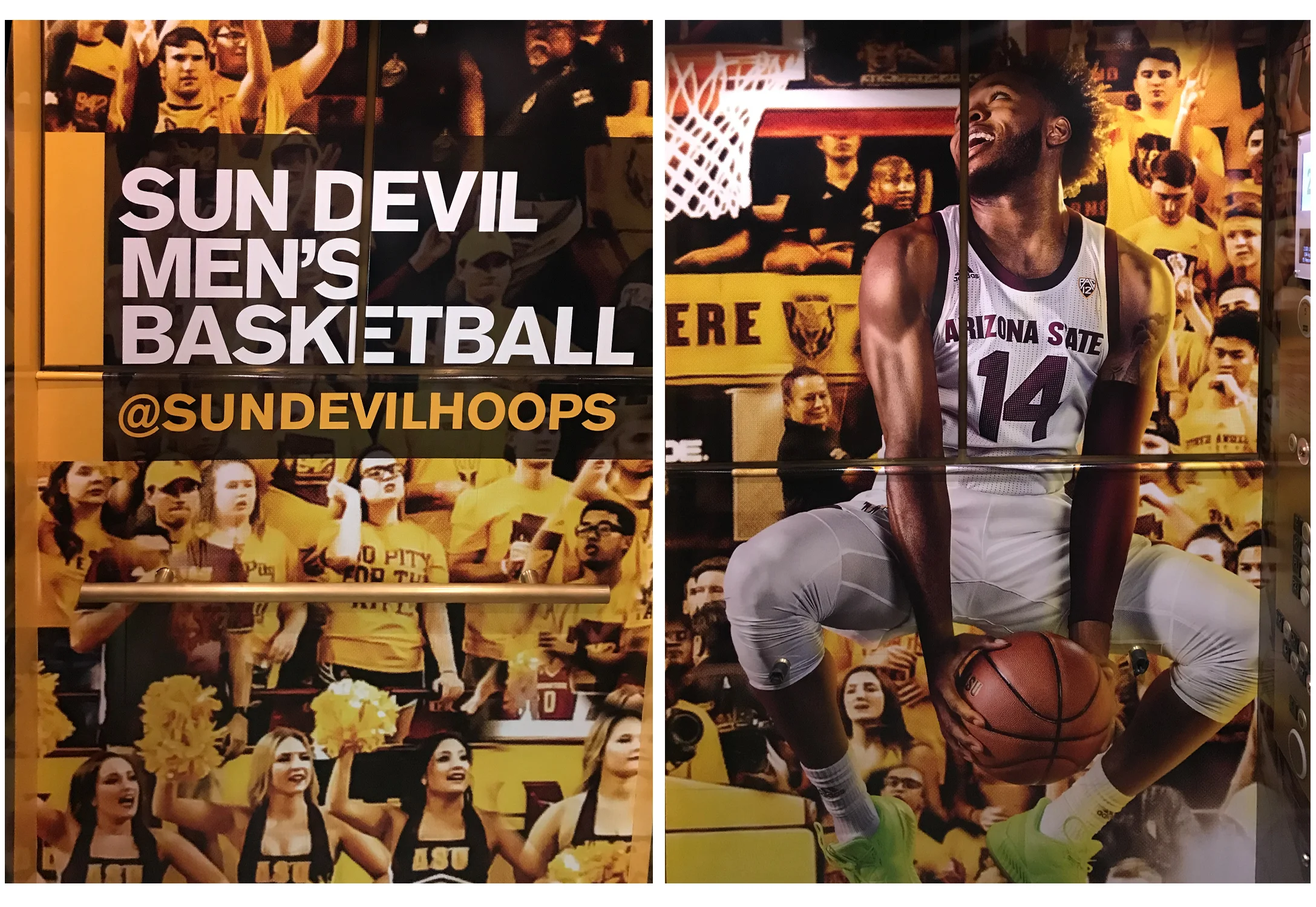 FY19 ASU Basketball Elevator Wrap