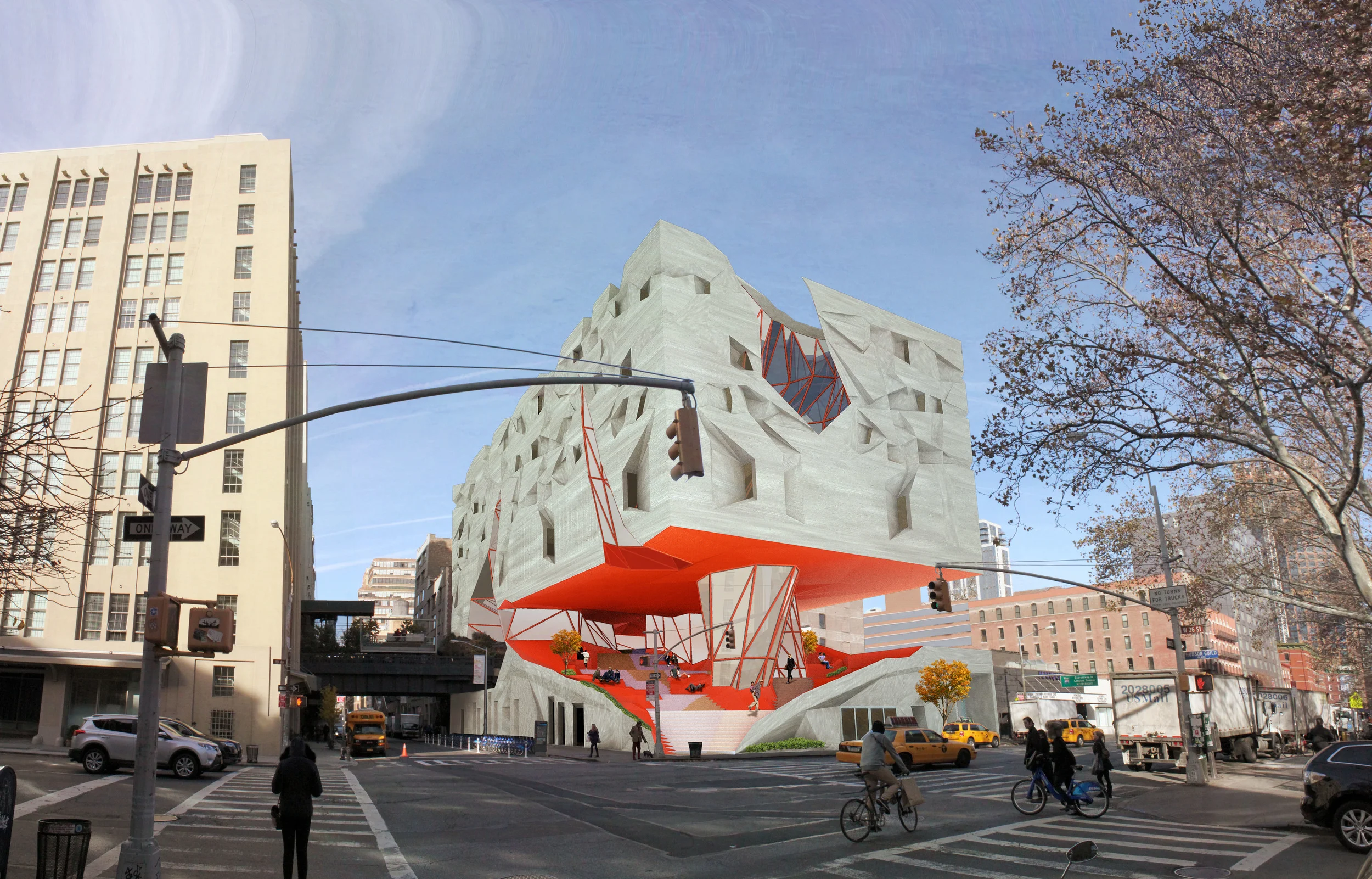  View from W. 26th St. &amp; 10th Ave.&nbsp; 